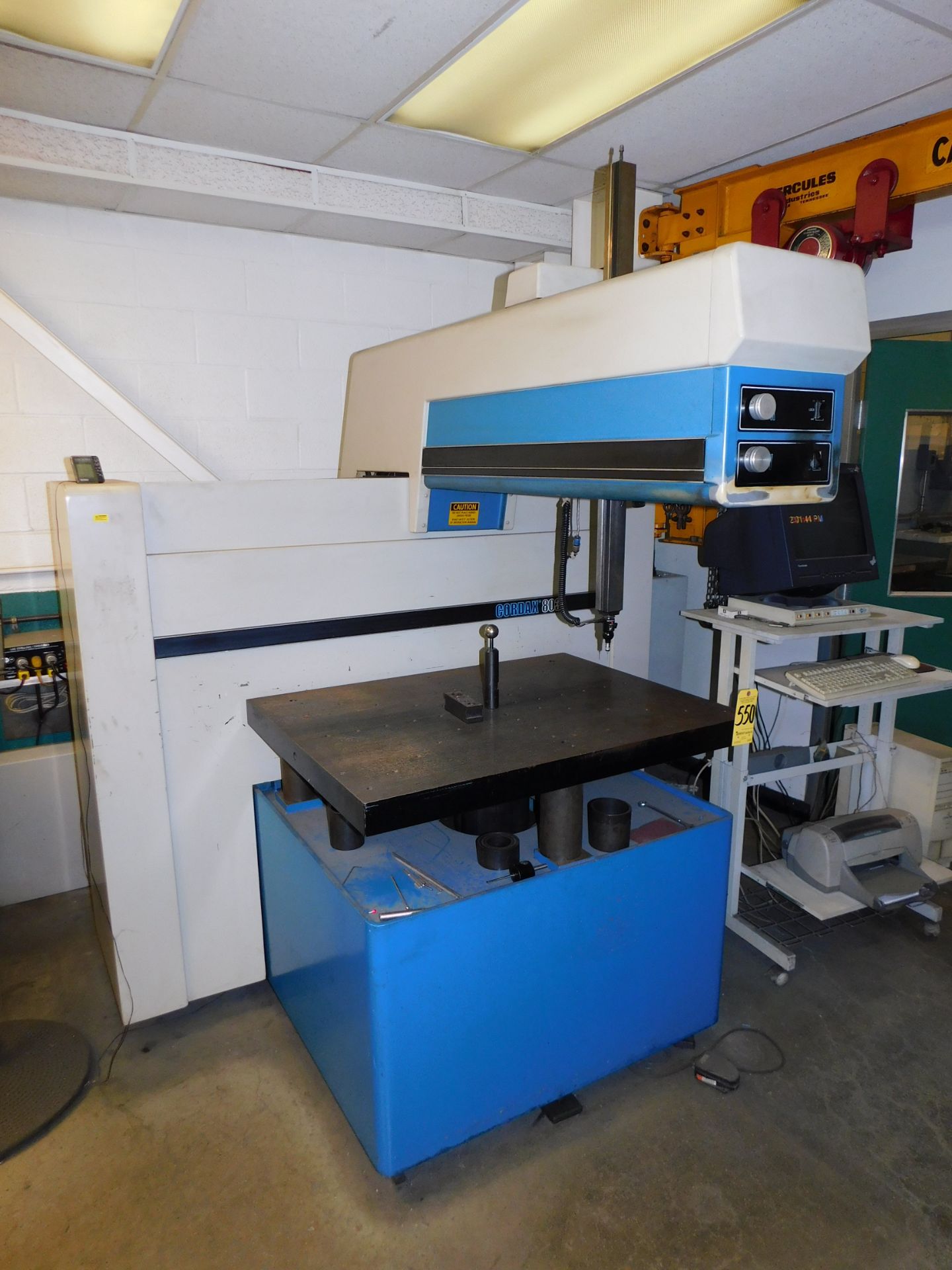 Bendix Cordax Model 803 Coordinate Measuring Machine, S/N 2-2921-1179, Renishaw Probe