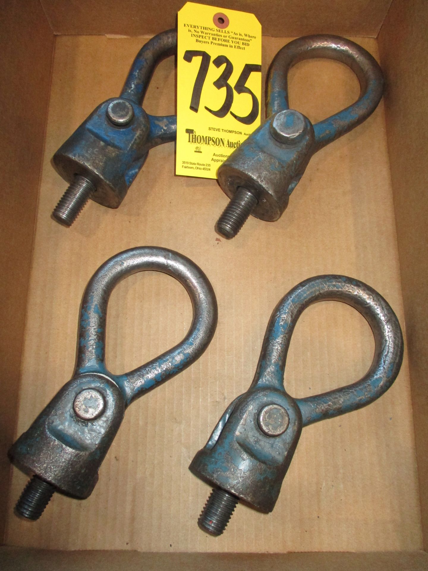 (4) Swivel Eye Bolts