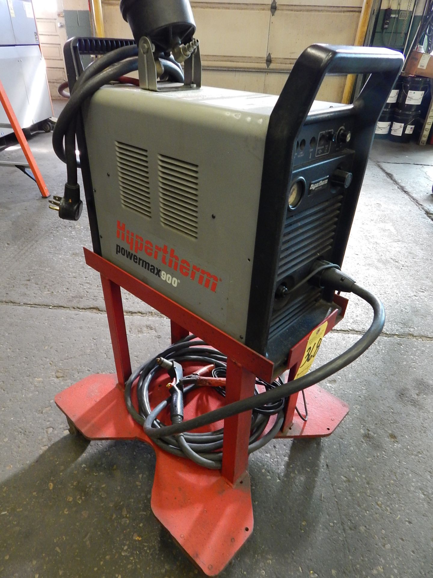 Hypertherm Powermax 900 Plasma Cutter, s/n 900-006754, 230/1/60, with Cart - Image 3 of 6