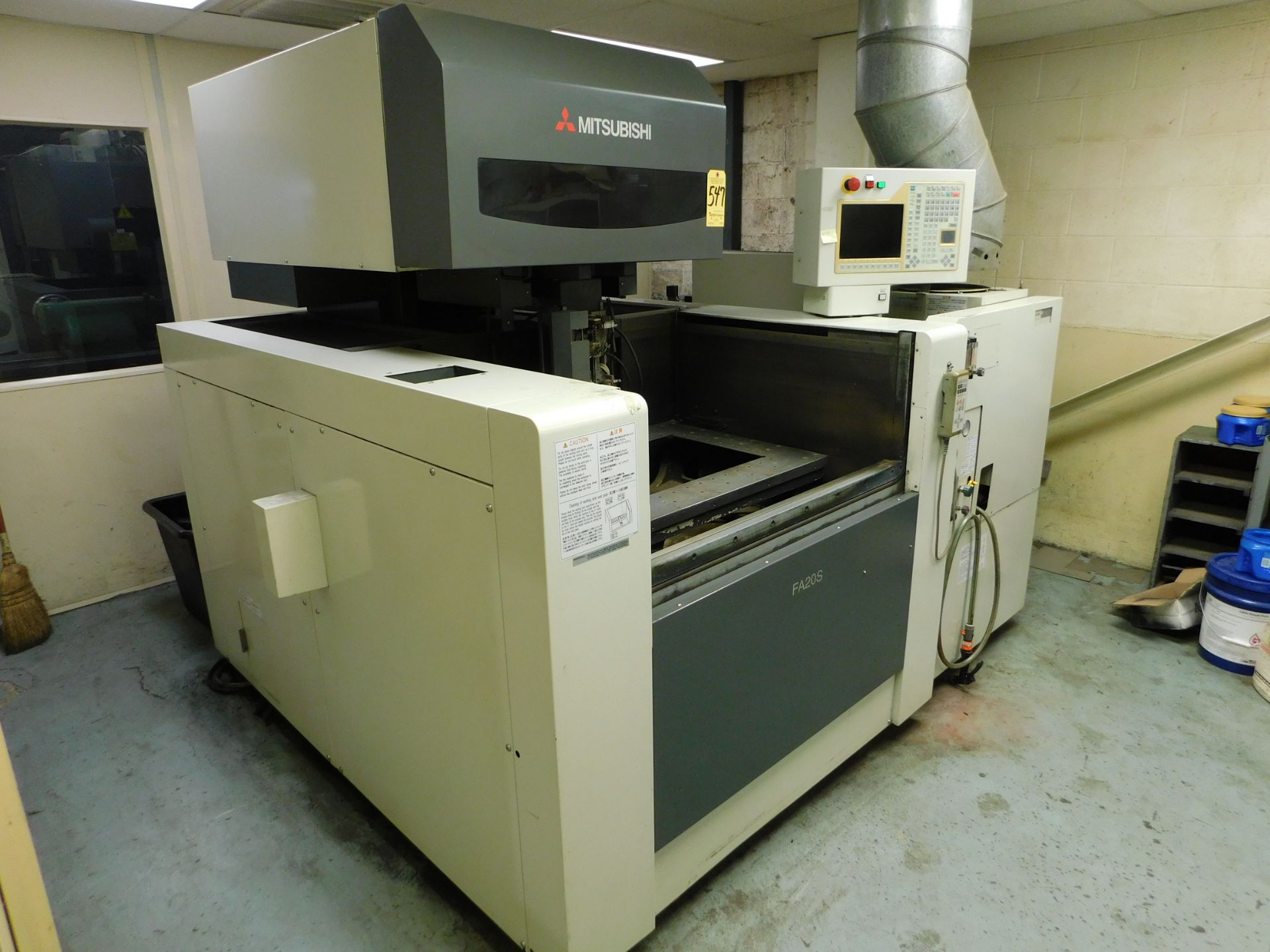 Mitsubishi Model FA20S 5-Axis CNC Wire EDM Machine, S/N 04F2S056, New 2004, Mitsubishi CNC - Image 3 of 6