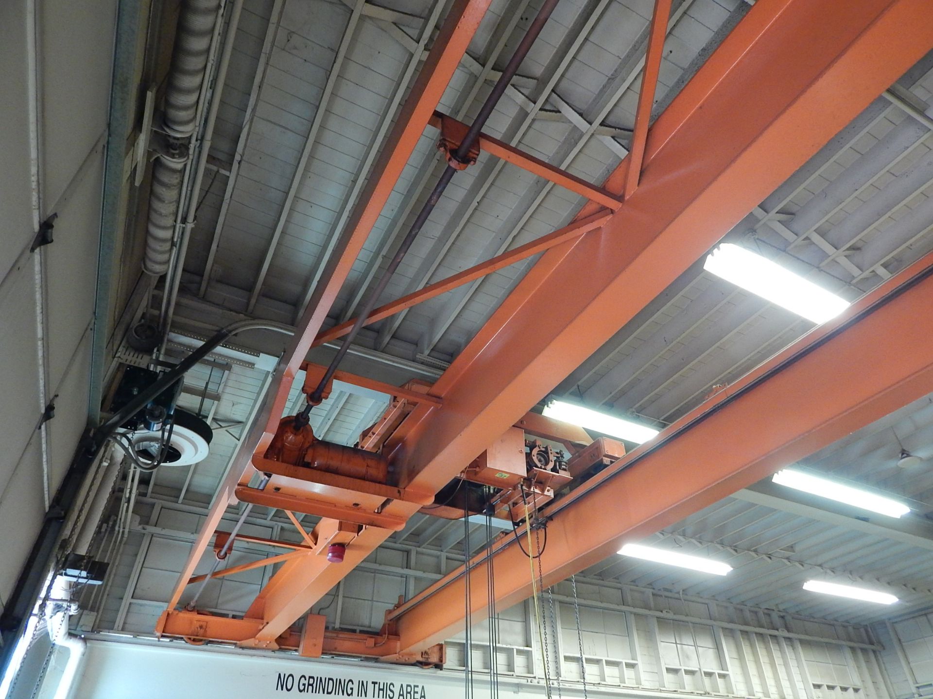 Cleveland Beacon 10 Ton Overhead Crane, with Top Running Electric Hoist, Double Girder, 4-Way - Image 5 of 10