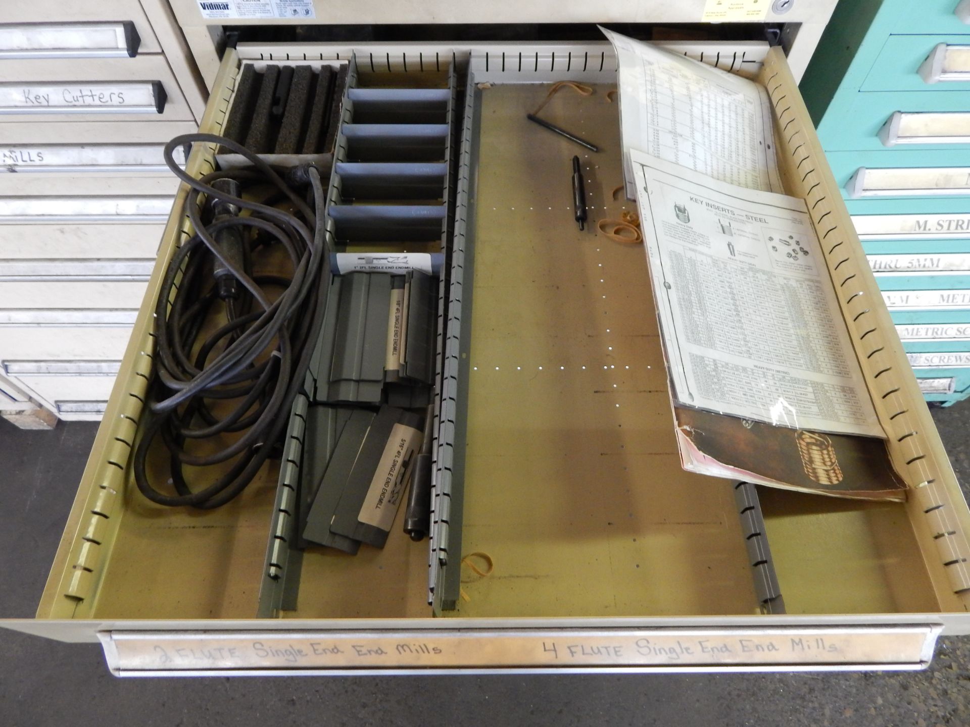 Vidmar 11-Drawer Parts Cabinet, 44" H X 30" W X 28" Deep - Image 2 of 12