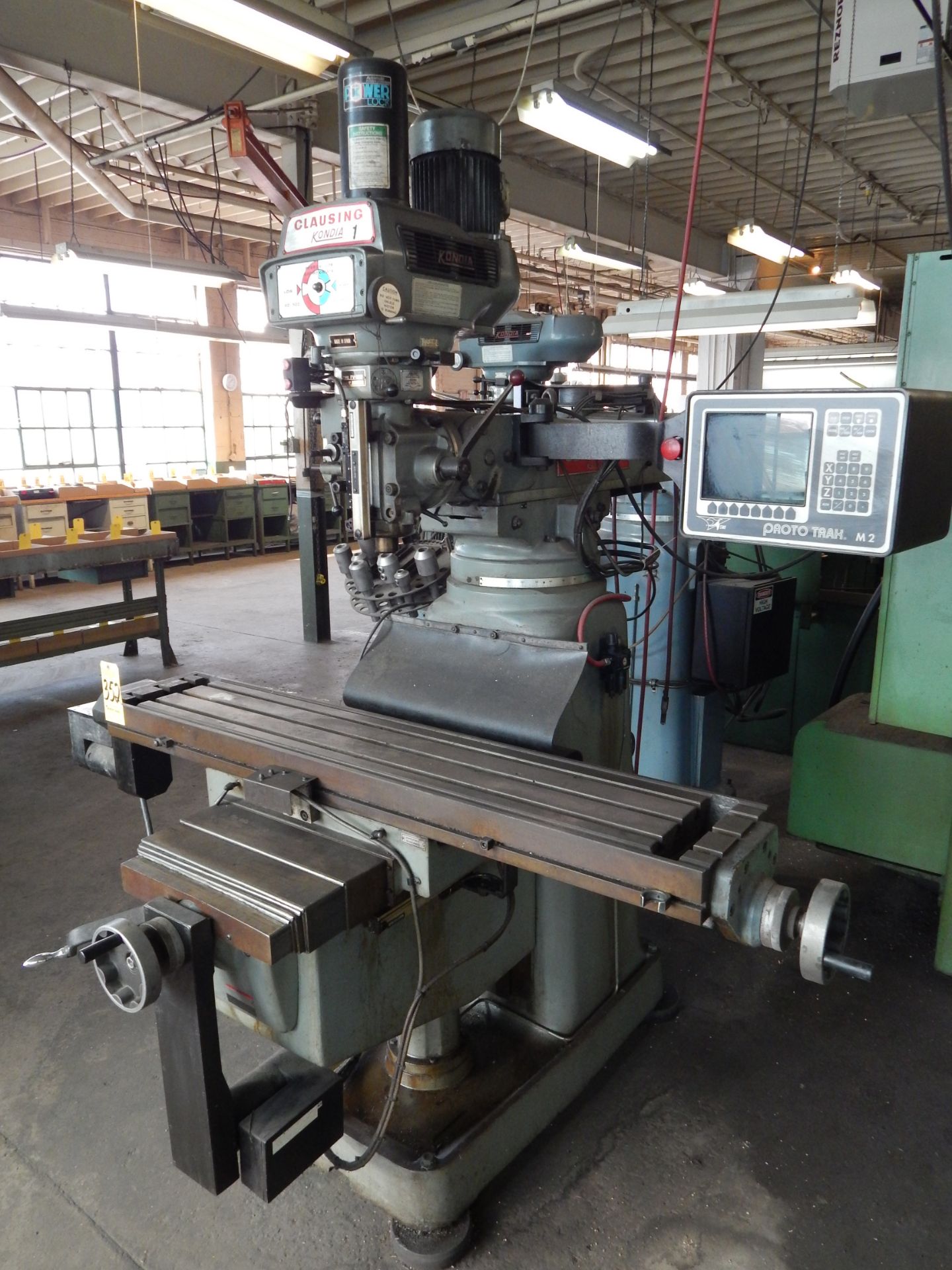Clausing Kondia/Prototrak CNC Knee Mill, Model FV300, S/N AA-860, Prototrak M2 CNC Control, 2 - Image 2 of 15