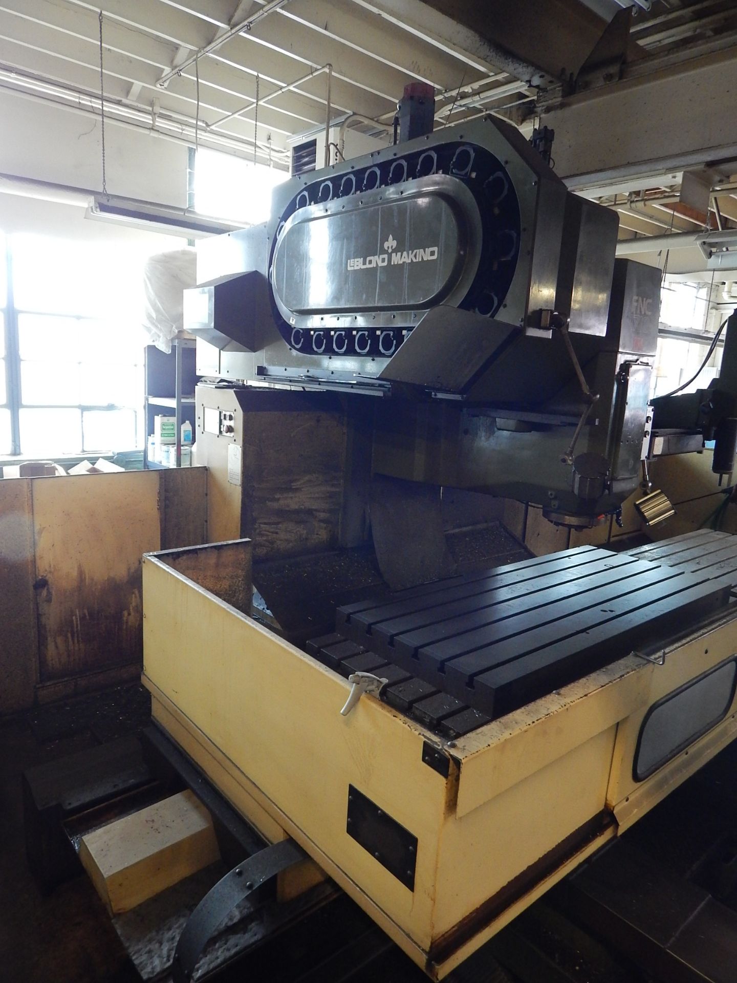 Leblond Makino Model FNC1710 CNC Vertical Machining Center/Copy Mill, S/N A-93-443, New 1993, - Image 9 of 21