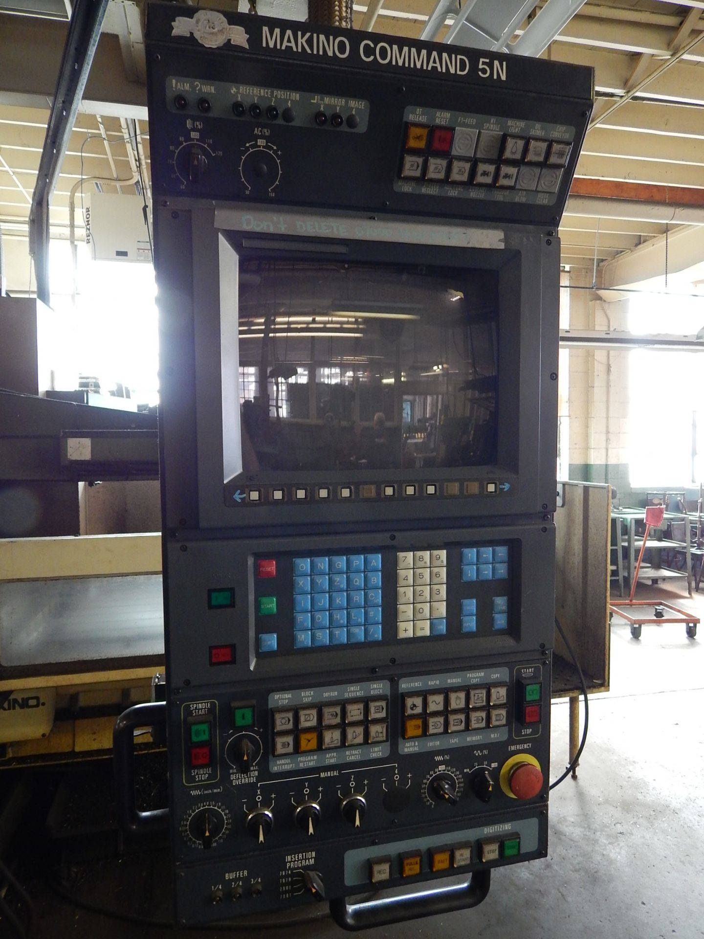 Leblond Makino Model FNC1710 CNC Vertical Machining Center/Copy Mill, S/N A-93-443, New 1993, - Image 13 of 21