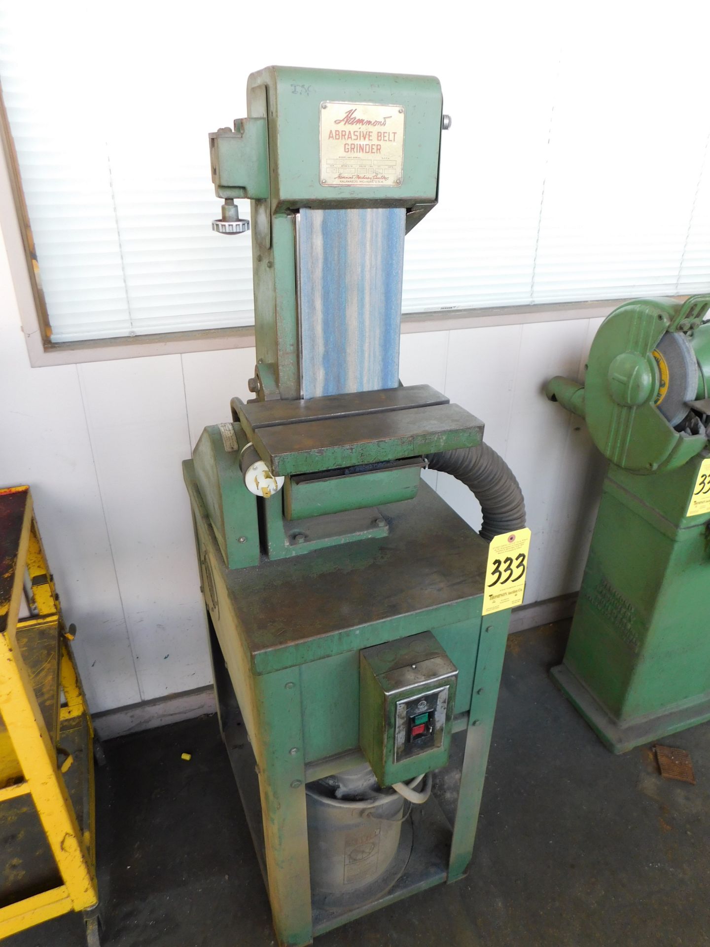 Hammond Model 600-D 6" Belt Sander, s/n 1235, 3 Phase, 2 HP