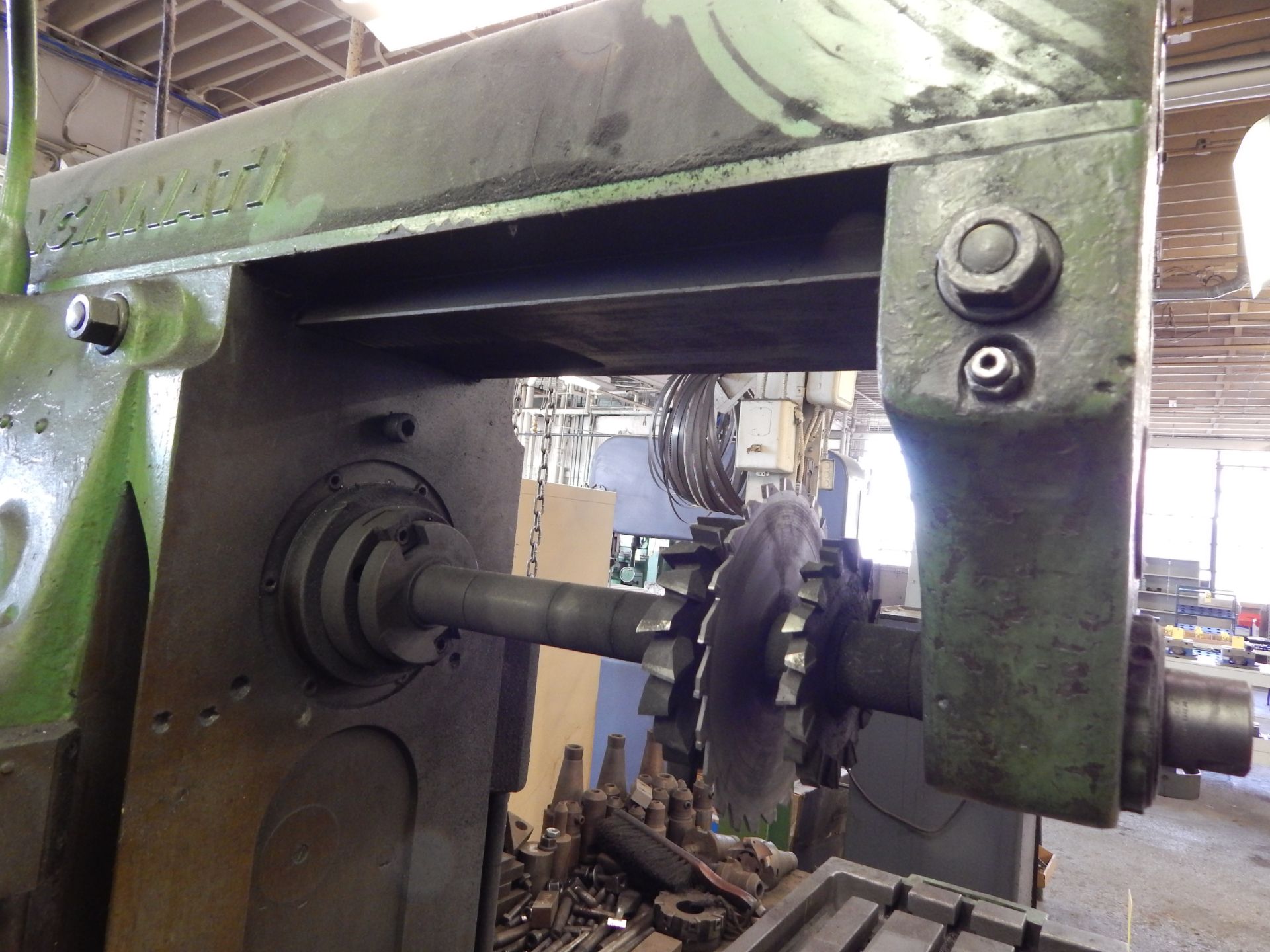 Cincinnati #3 Horizontal Mill, s/n 4A3U1Y-54, 50 Taper, with Tooling - Image 8 of 12