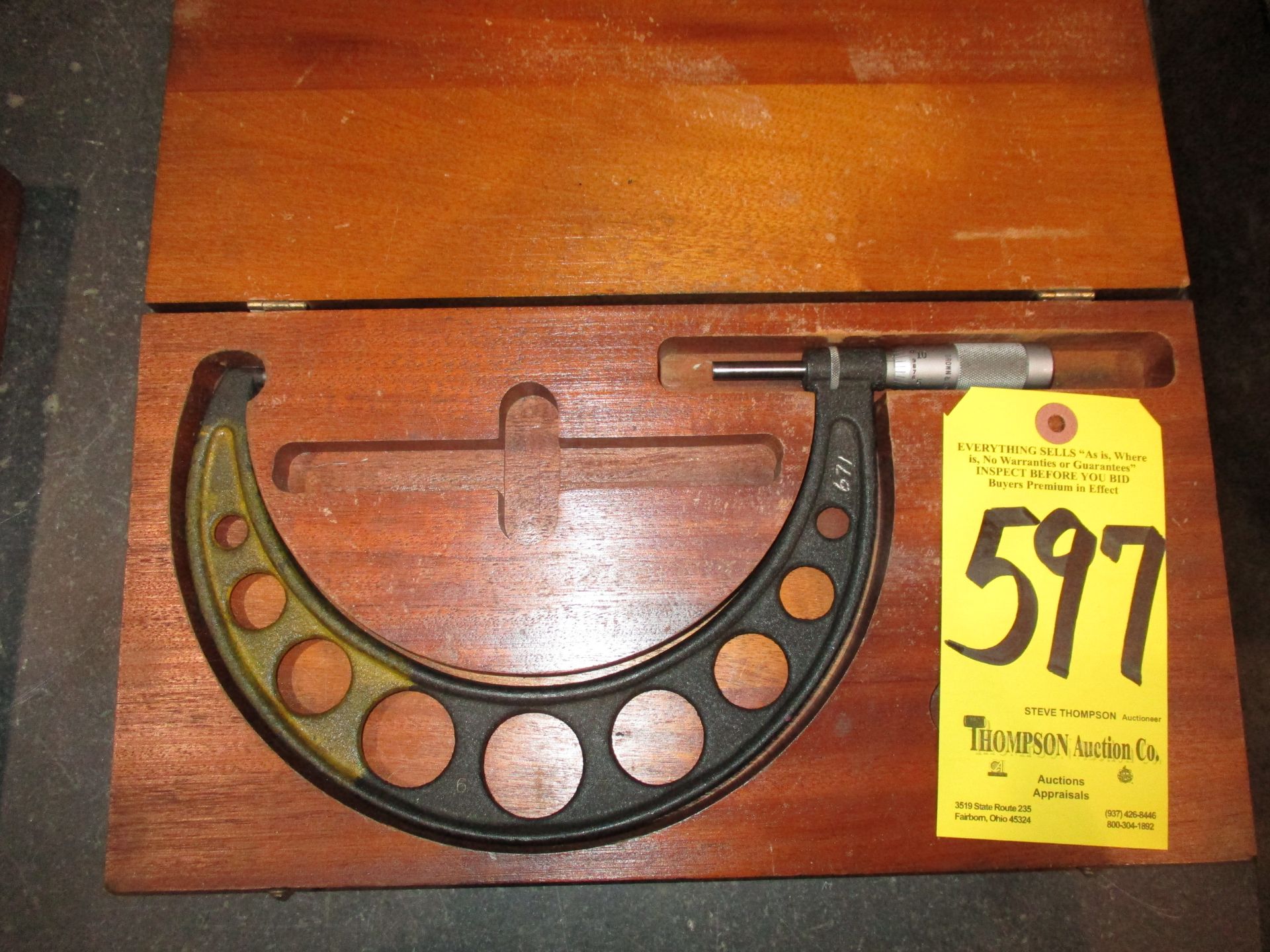 Brown & Sharpe Micrometer, 6" - 7"