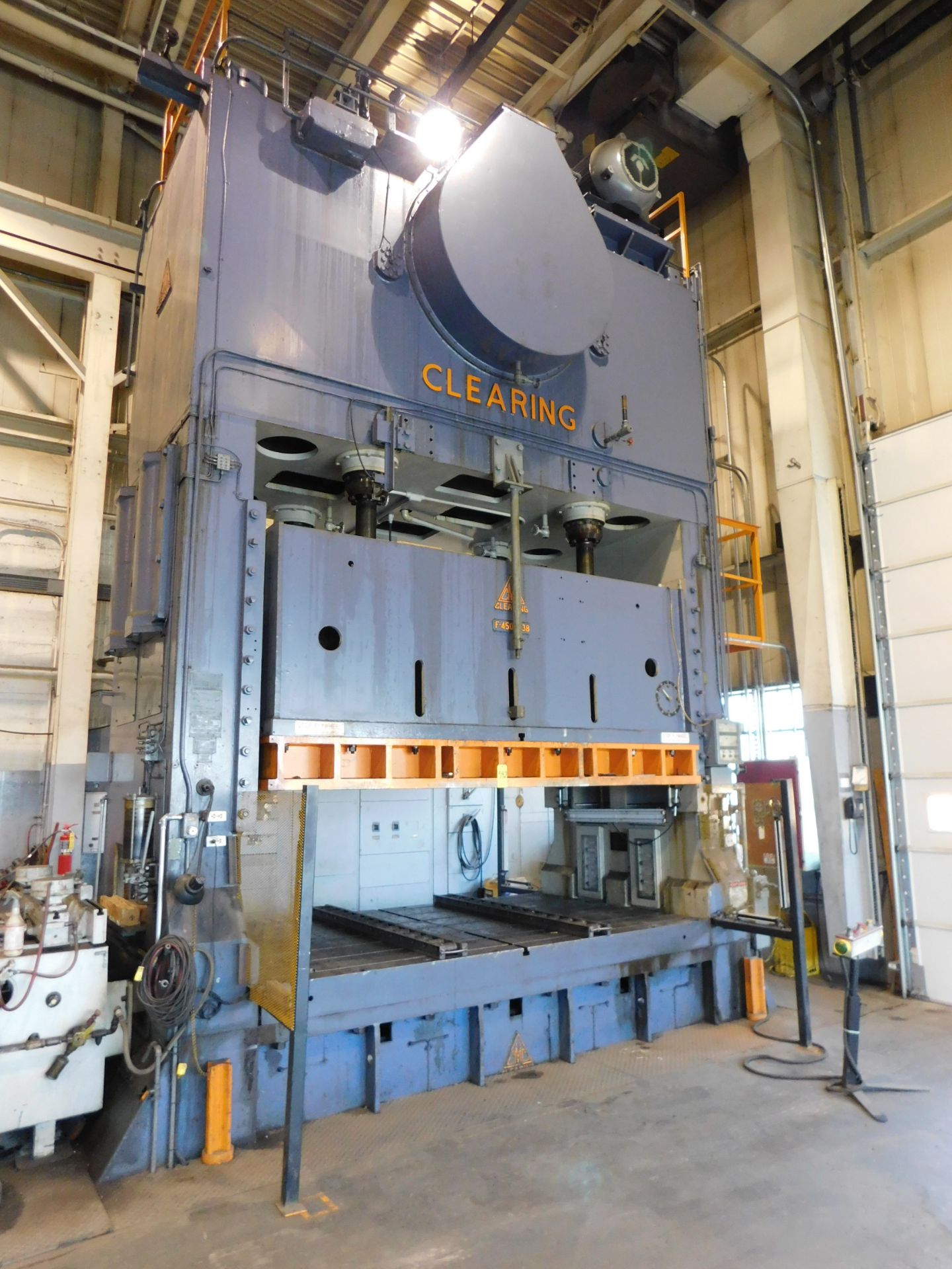 Clearing Model F-4500-138 Straight Side Press, S/N 18249, 500 Ton, 18" Stroke, 56" Shut Height, 136" - Image 10 of 10