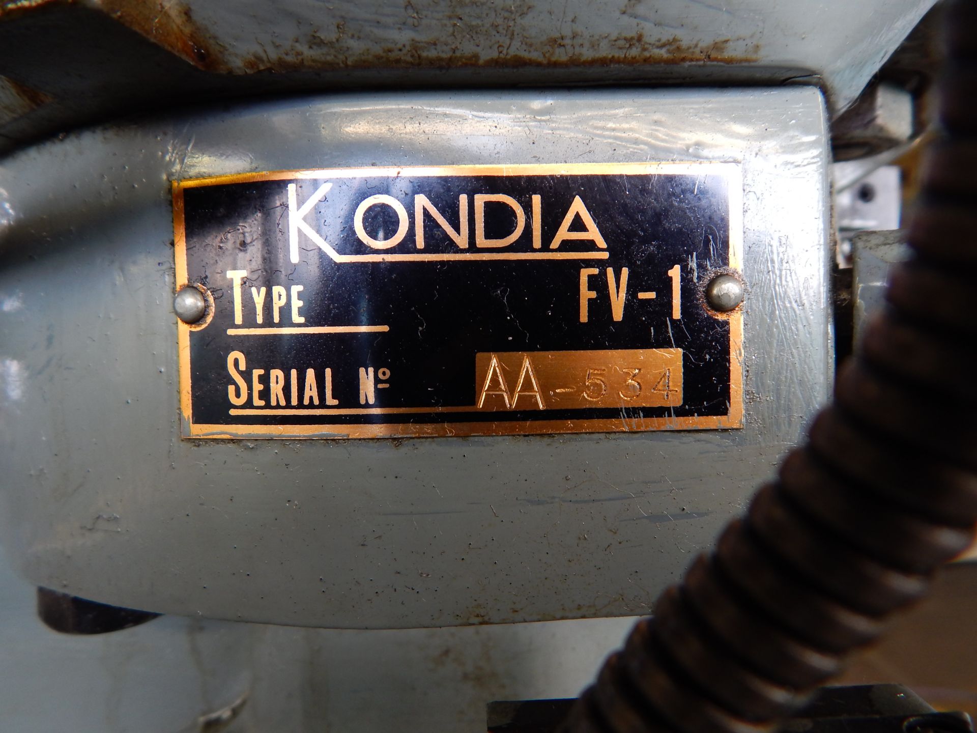 Clausing Kondia/Prototrak CNC Knee Mill, Model FV-1, S/N AA-534, Prototrak M2 CNC Control, Power - Image 12 of 17