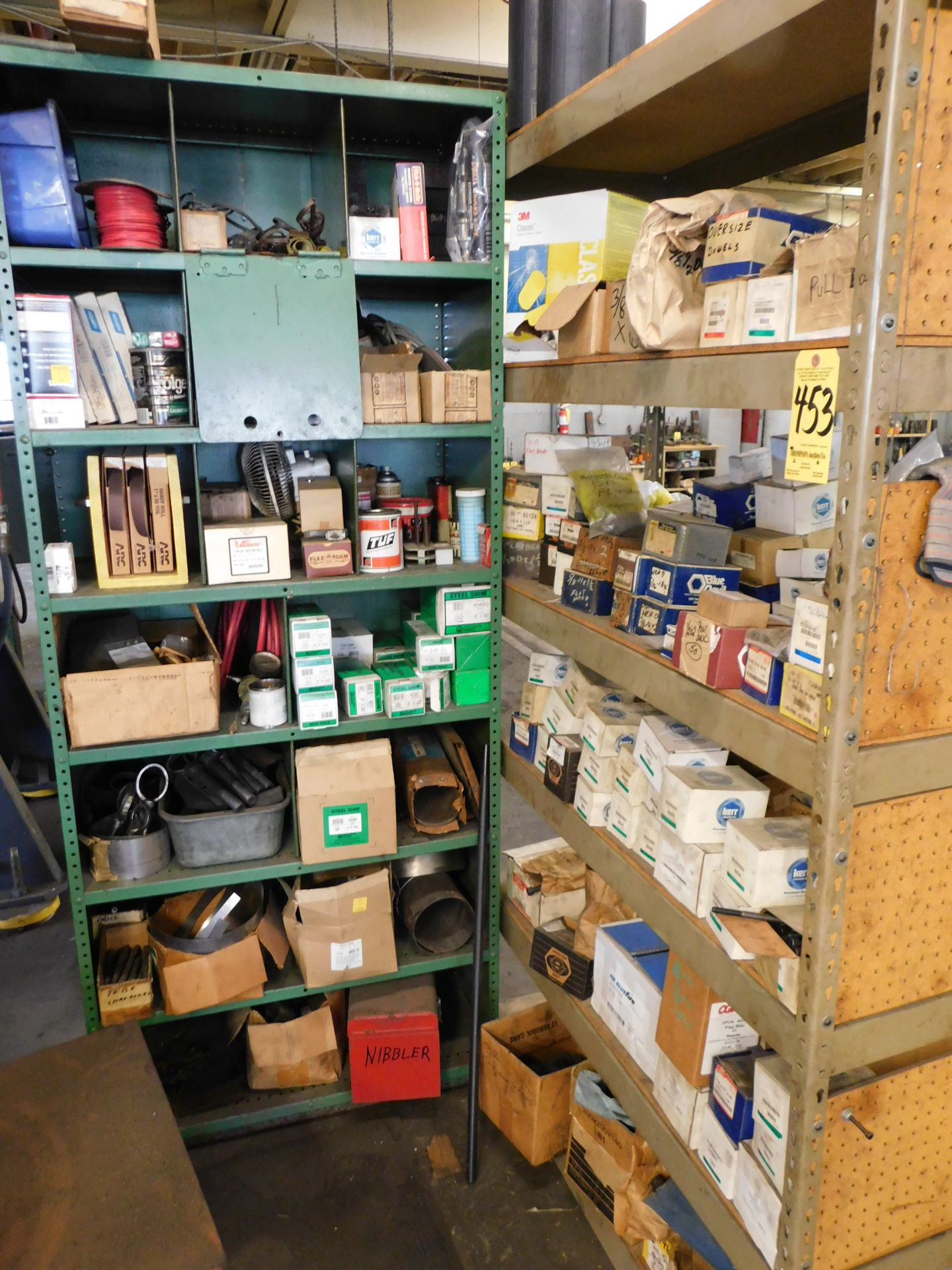 (2) Metal Shelving Units and Contents