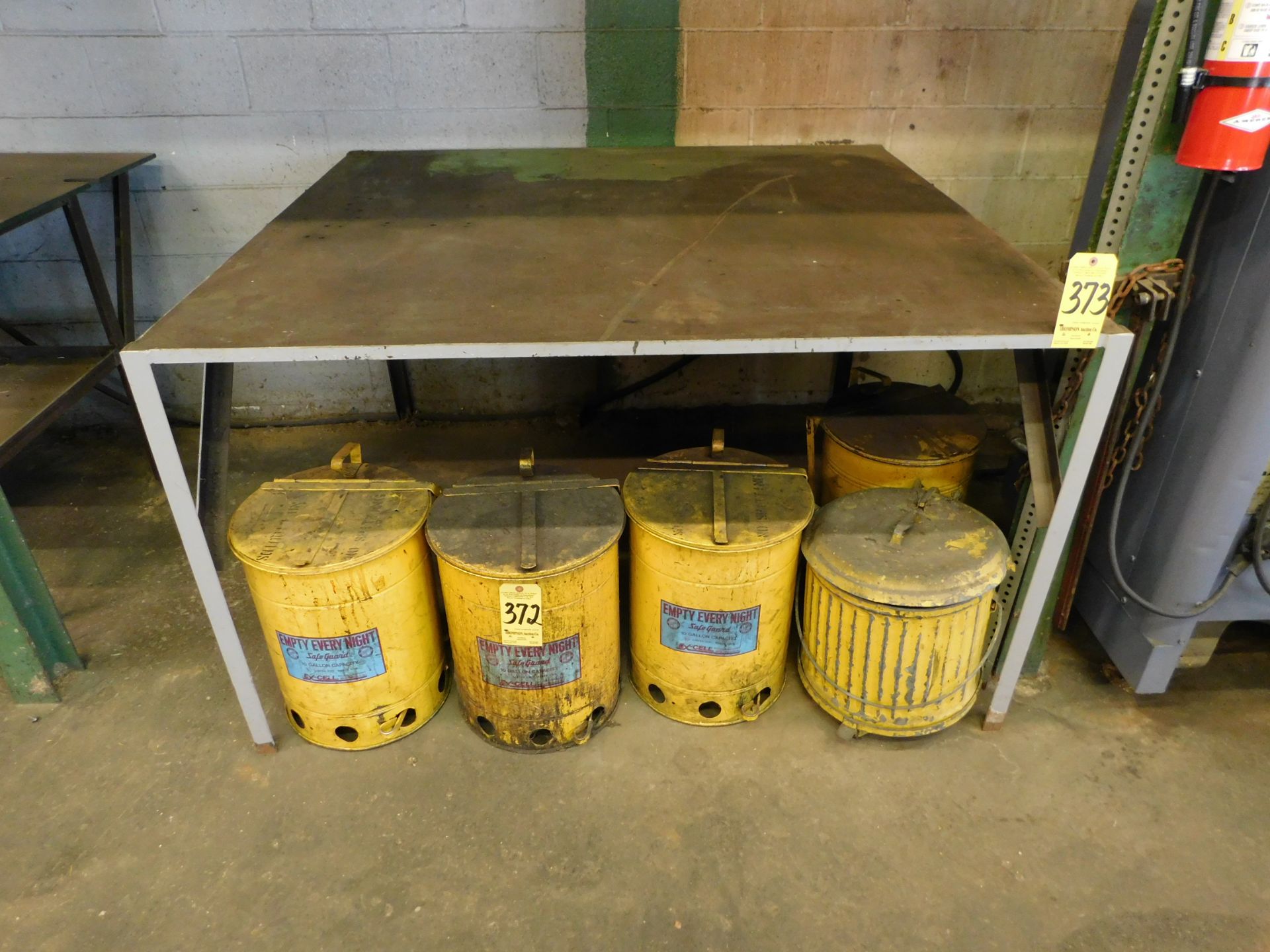 Steel Welding Table, 55" X 60" X 1" Top