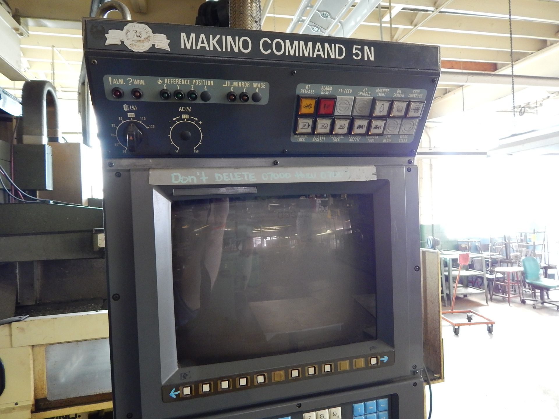Leblond Makino Model FNC1710 CNC Vertical Machining Center/Copy Mill, S/N A-93-443, New 1993, - Image 15 of 21