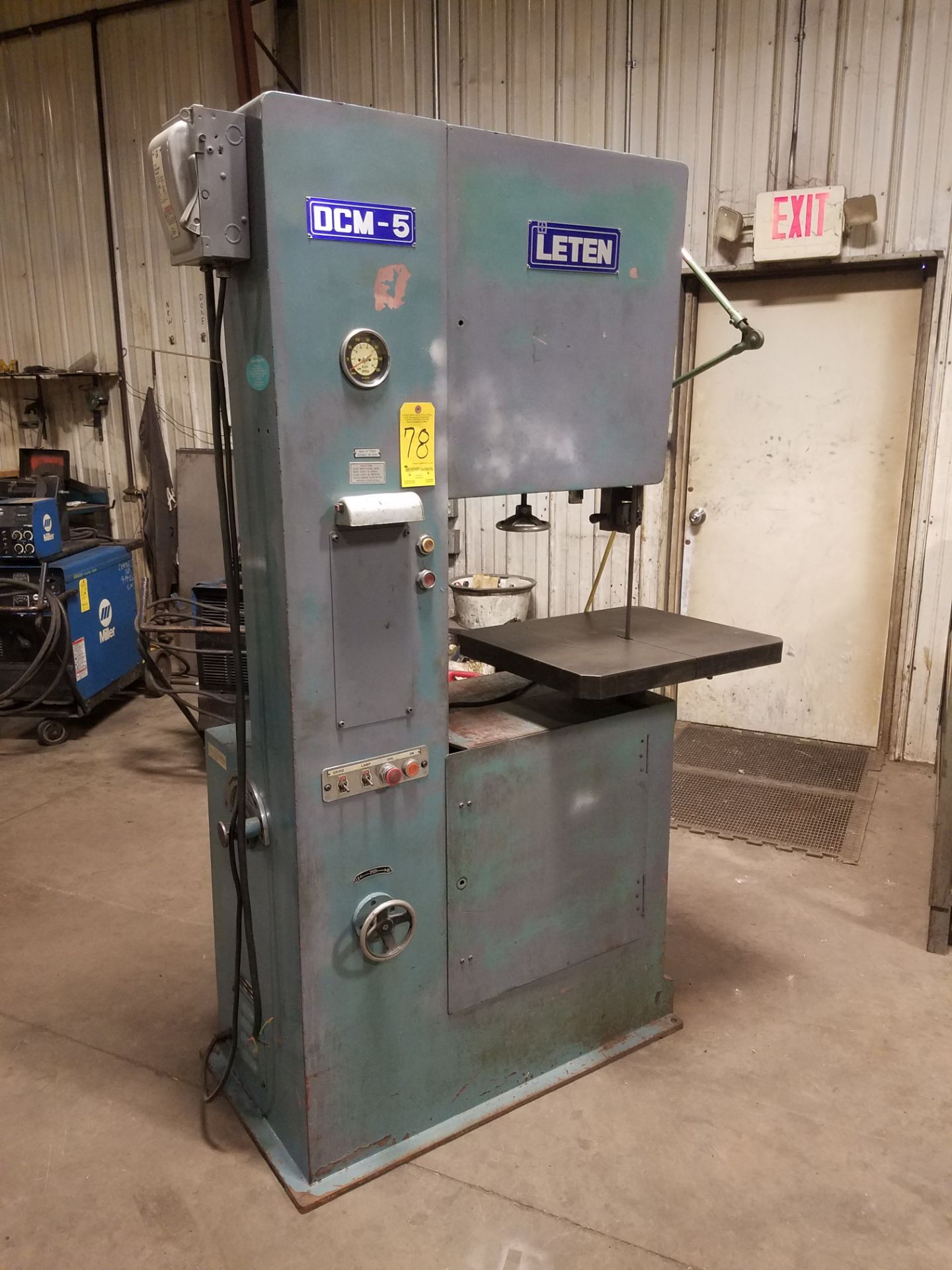 Leten Model DCM-5 Vertical Band Saw, 20 Inch Capacity, Loading Fee $50.00 - Image 2 of 2