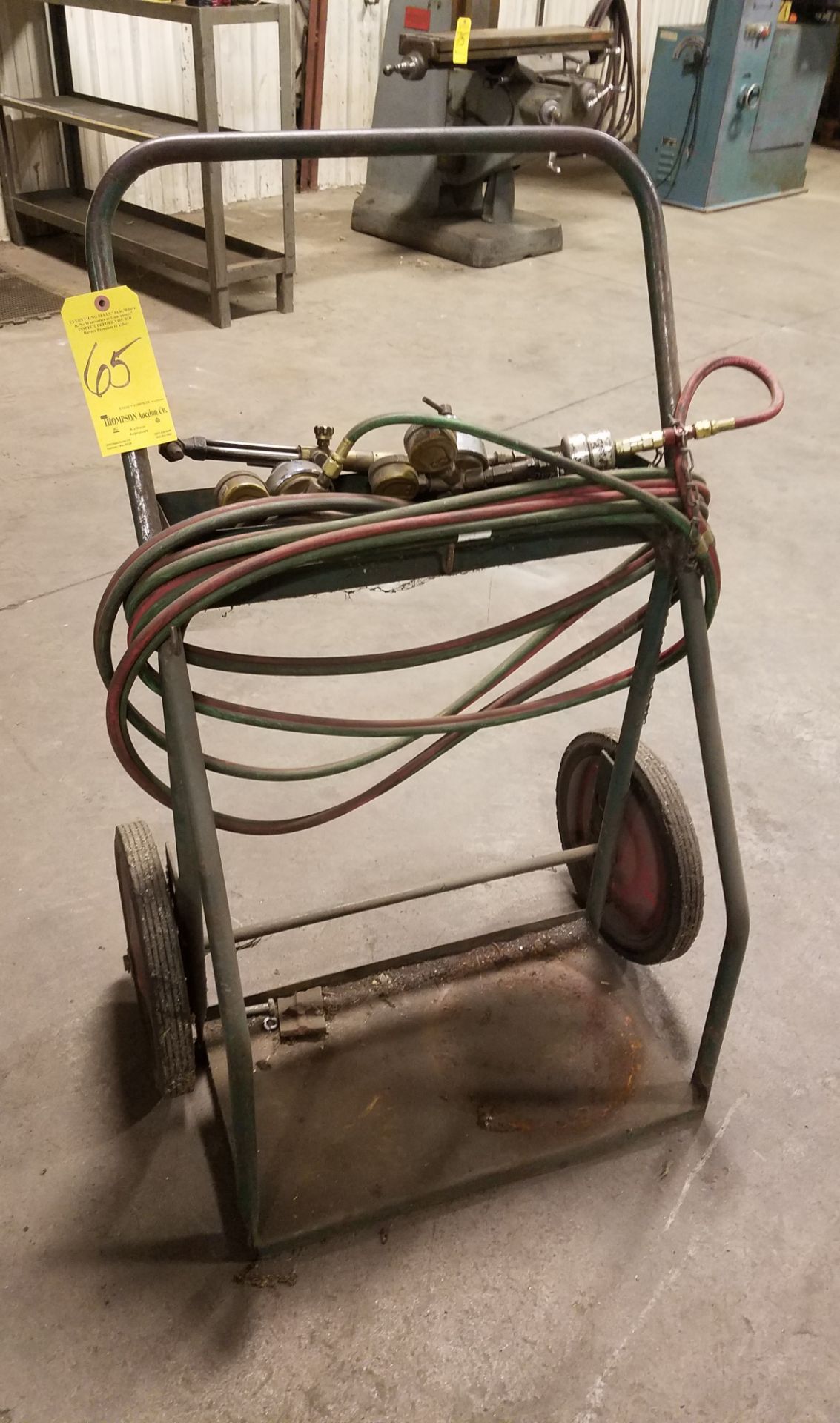 Oxy Acet Cart with Hose and Regulators