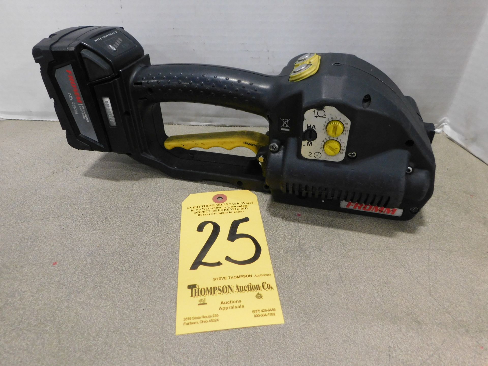 Fromm Model P329 Cordless Strapping Tool with Battery