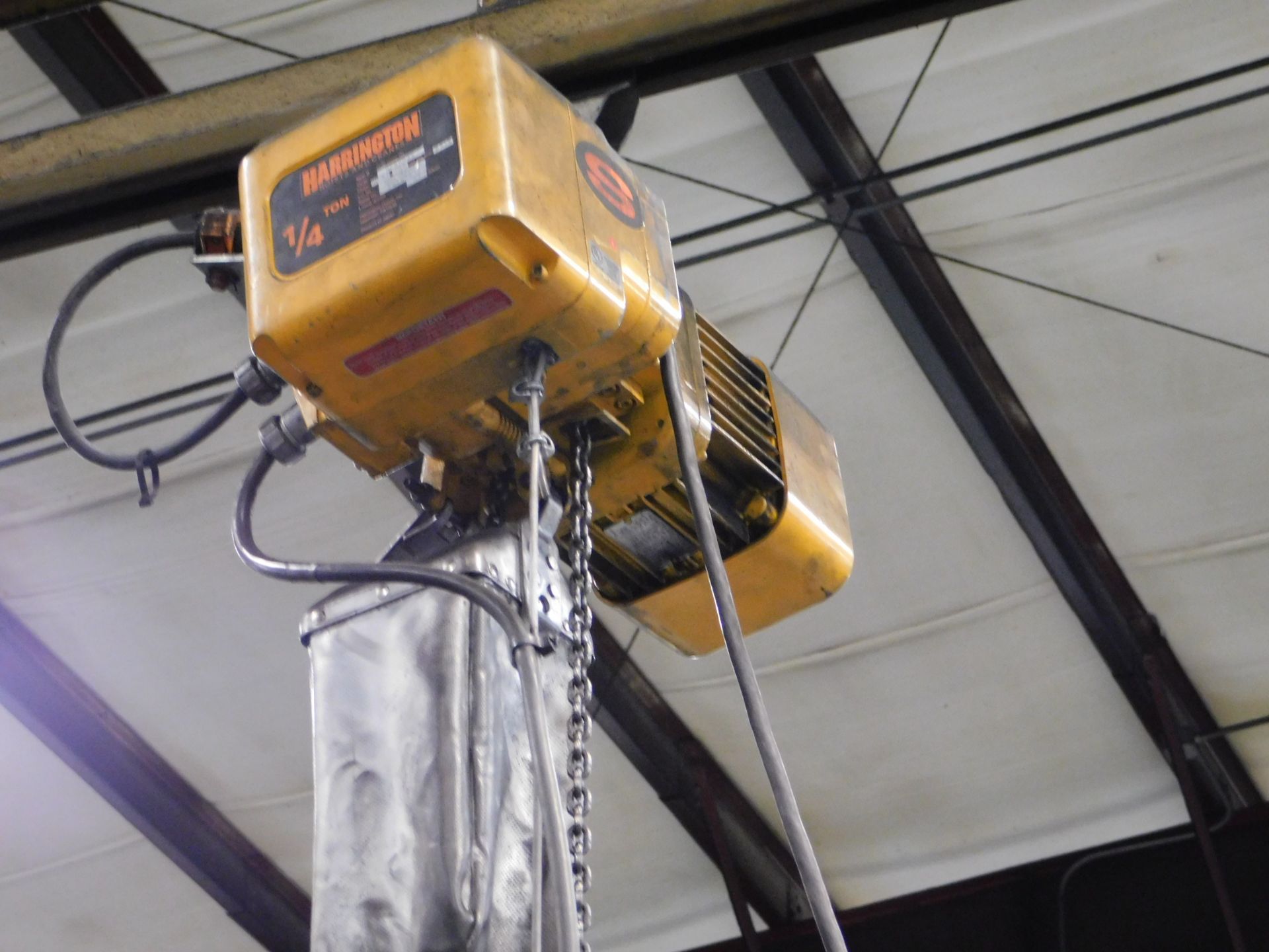 Spanco Free Standing Overhead Hoist System, 500 lb. Capacity with Harrington 1/4 Ton Electric Hoist, - Image 4 of 5