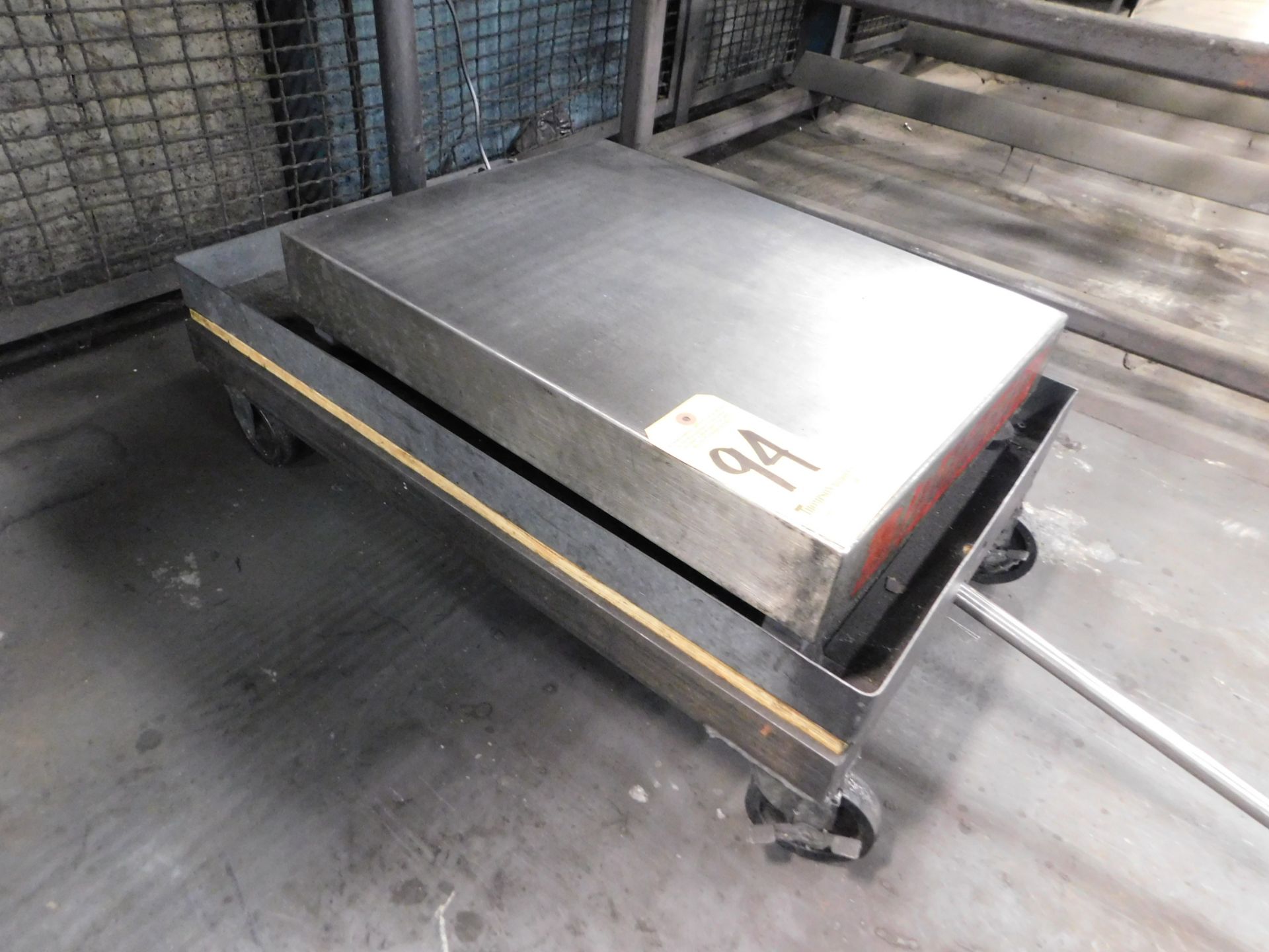 Ohaus 3000 Series Digital Platform Scale, 300 lb. Capacity, 16" x 22" Platform with Cart - Image 3 of 4