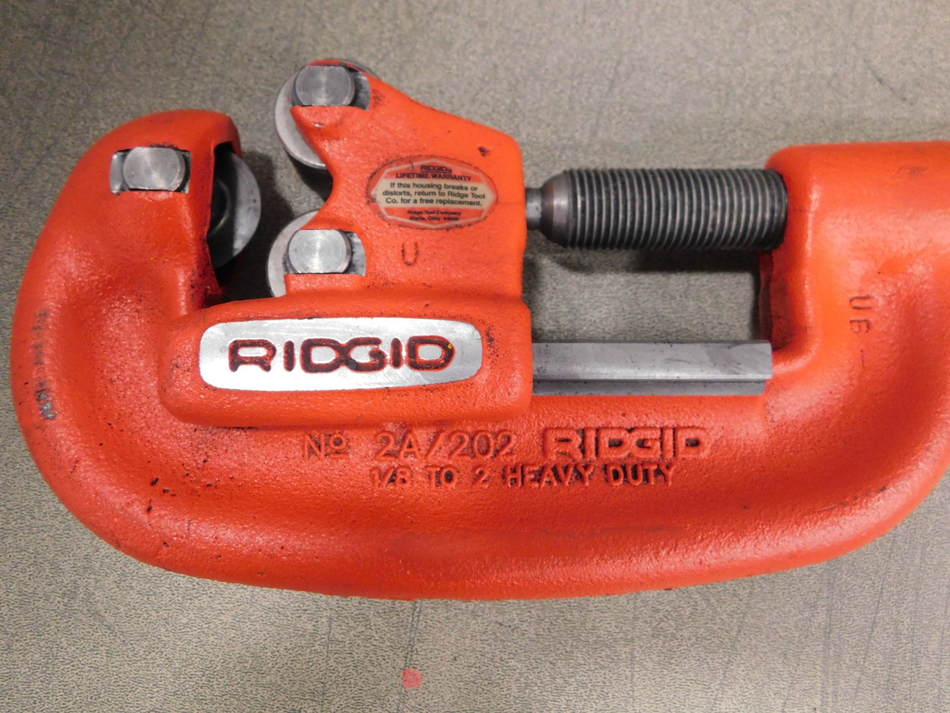 Ridgid Model 2A/202 Pipe Cutter, 1/8"-2" - Image 2 of 4