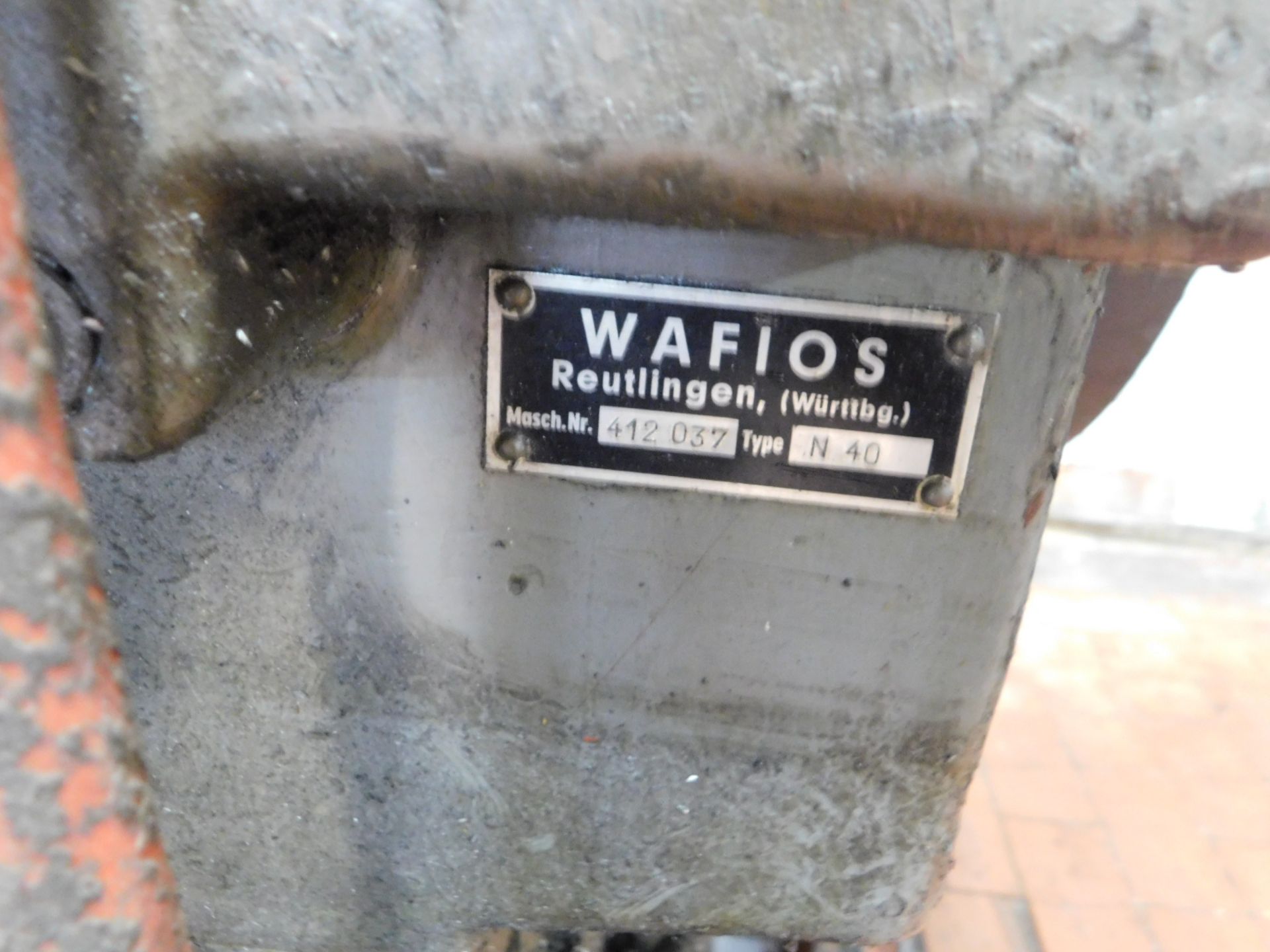 Wafios Model N40 Nail Header, s/n 412037, .031 In. - .071 In. Wire Diameter, .255 In. - 1.57 In. - Image 4 of 4