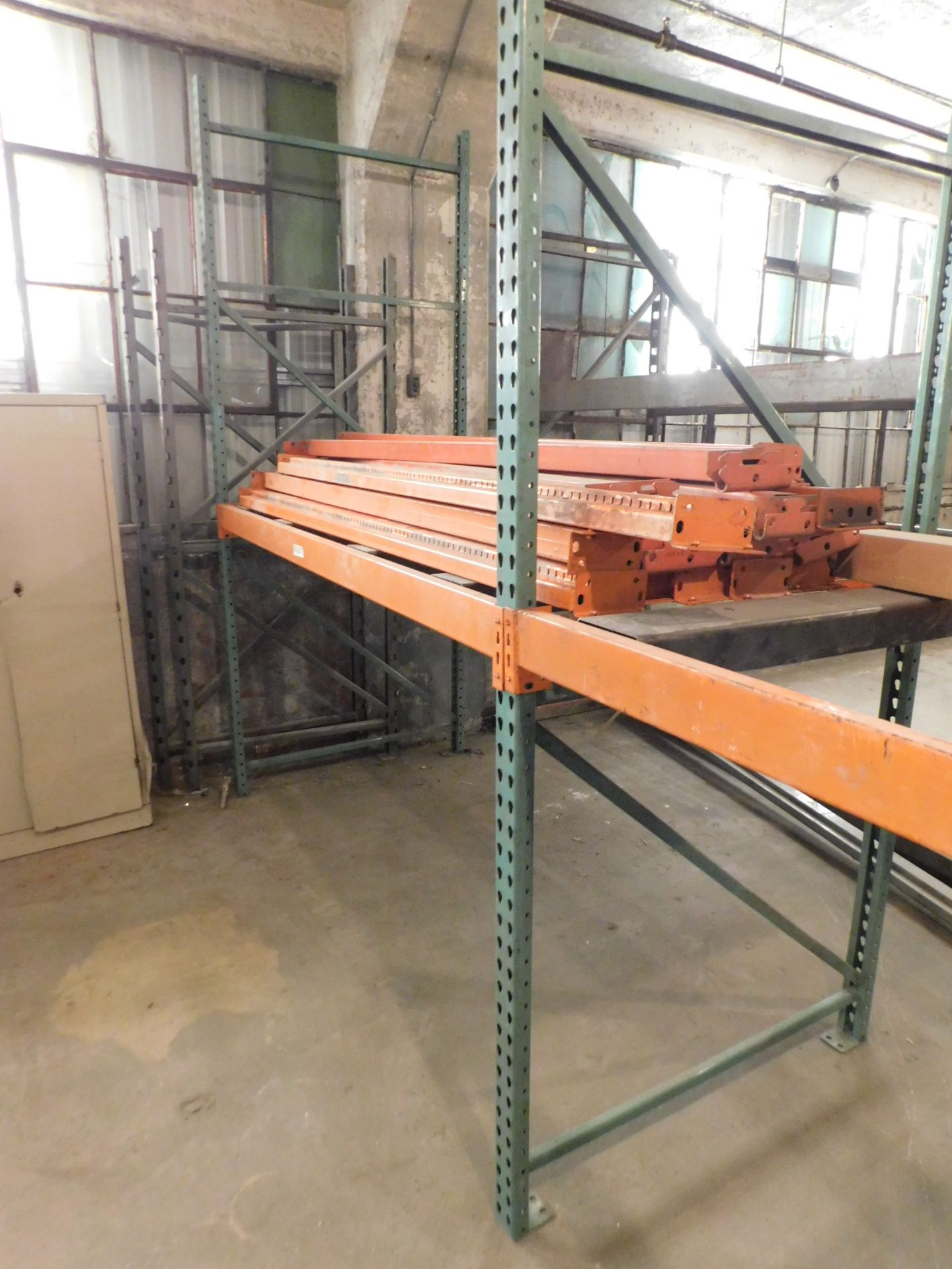 (3) Sections Pallet Shelving, 10 Ft. X 8 Ft. Long X 48 In. Deep, 24 Cross Beams Approx. - Image 3 of 4