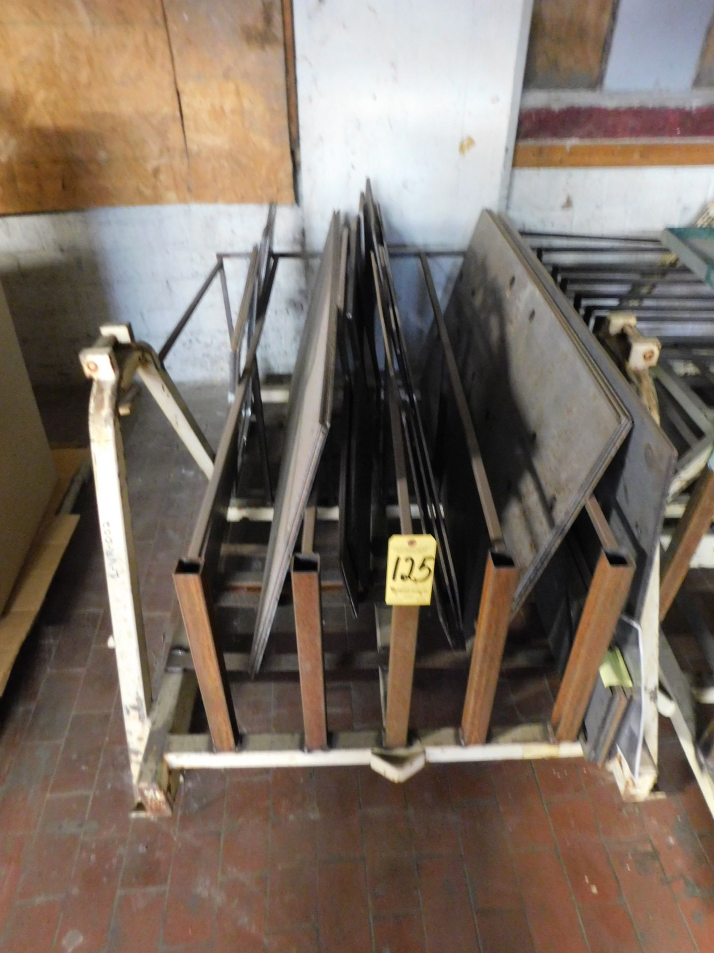 Steel Storage Rack and Contents