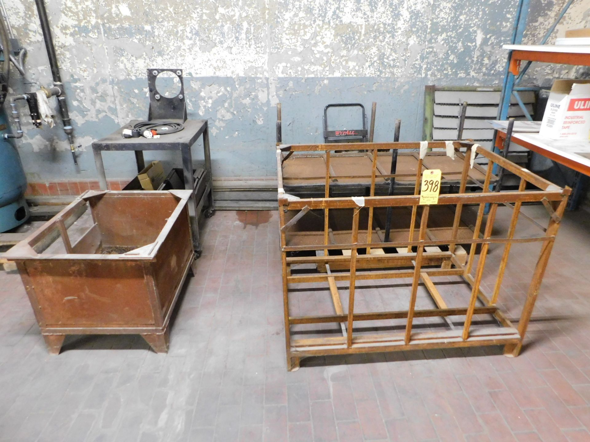 Miscellaneous Steel Tub, Rack, Etc.