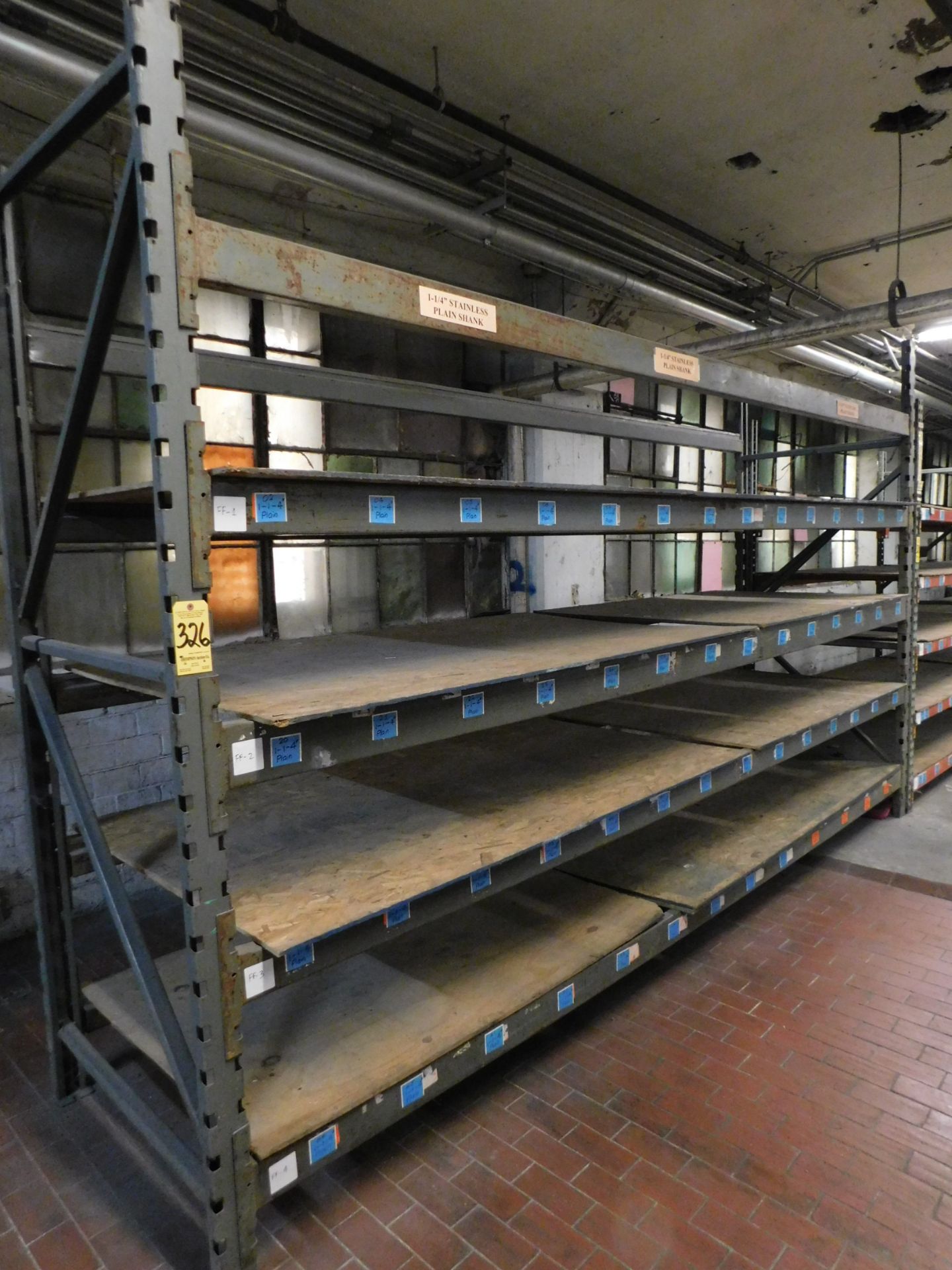 Pallet Shelving, 1 Section, 9 Ft. High X 14 Ft. Wide X 42 In. Deep
