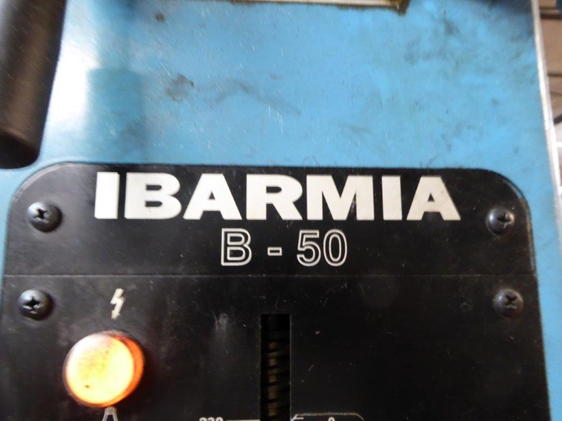 Ibarma Model B-50 Heavy Duty Drill Press, s/n 064525, New 2006, 20 In. X 24 In. T-Slotted Table, 4 - Image 4 of 5