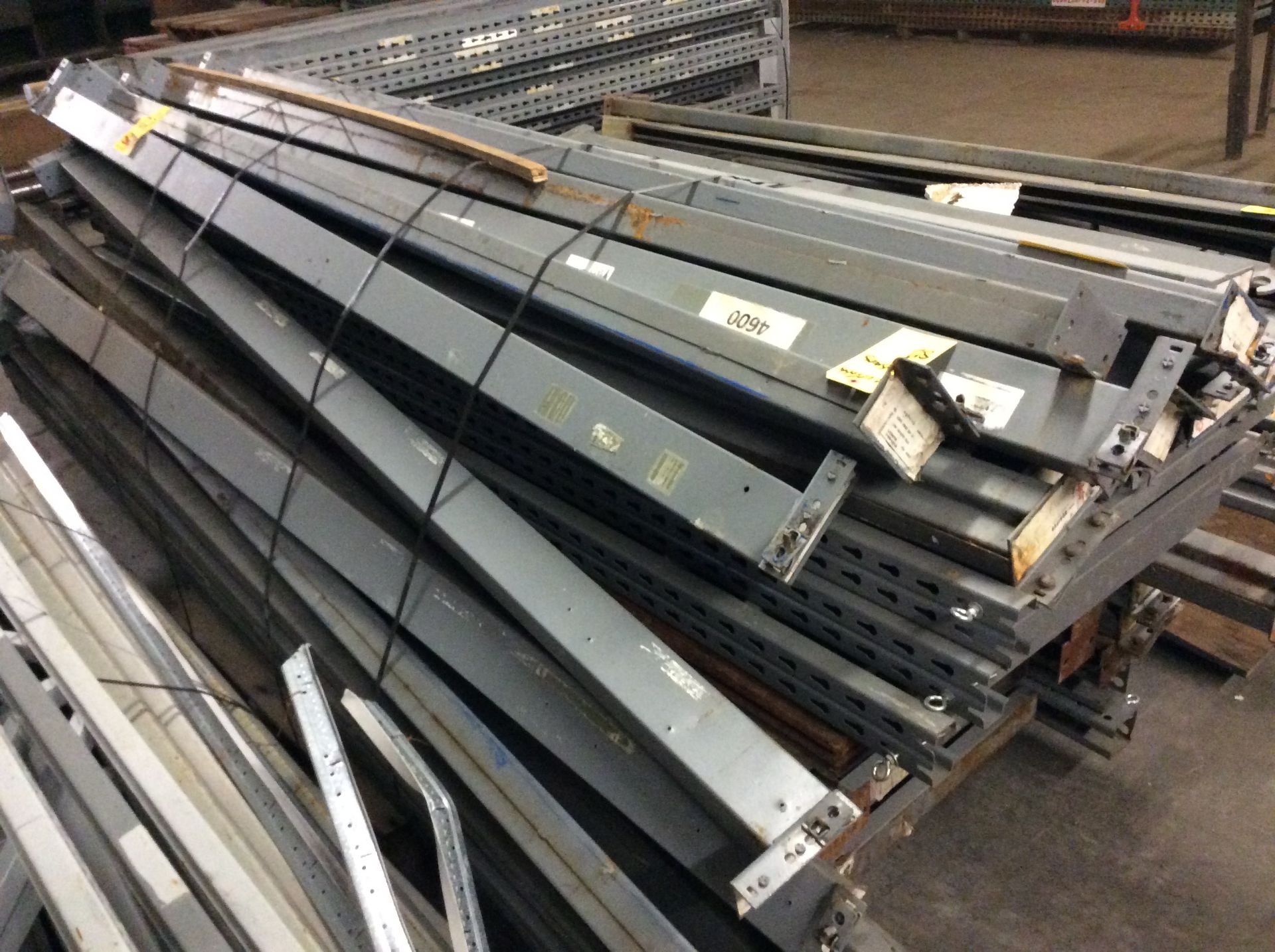 Lot, Pallet Racking, Disassembled, (19) Uprights 10 Ft. X 27 In. Depth, (17) Uprights 8 Ft. X 27 In. - Image 2 of 6