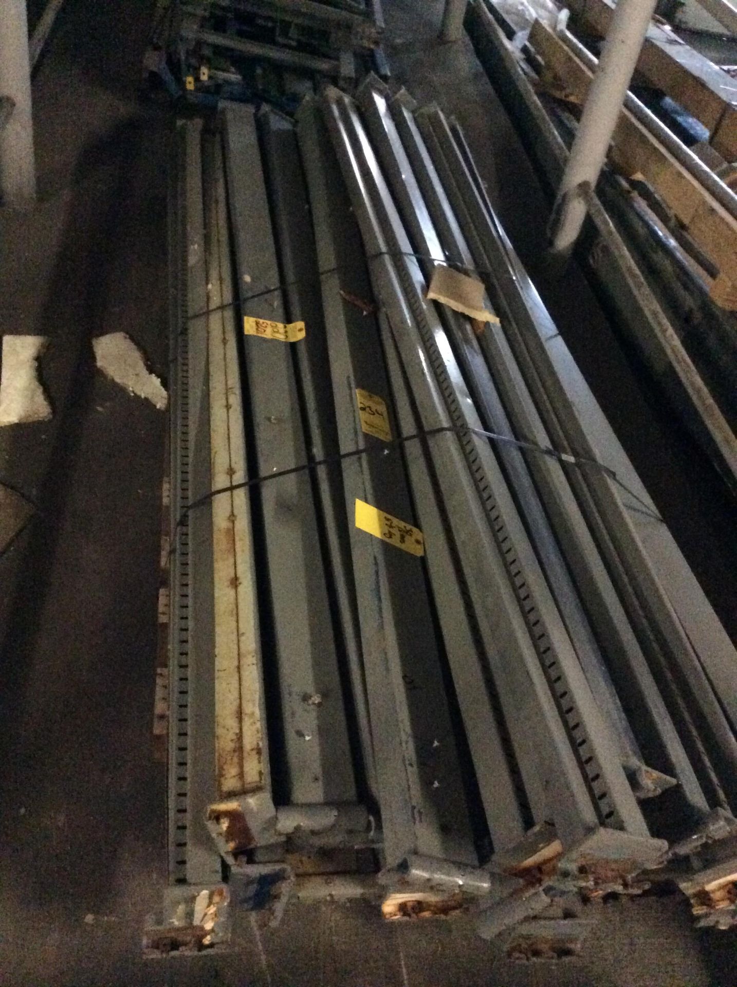 Lot, Pallet Racking, Disassembled, (19) Uprights 10 Ft. X 27 In. Depth, (17) Uprights 8 Ft. X 27 In. - Image 5 of 6