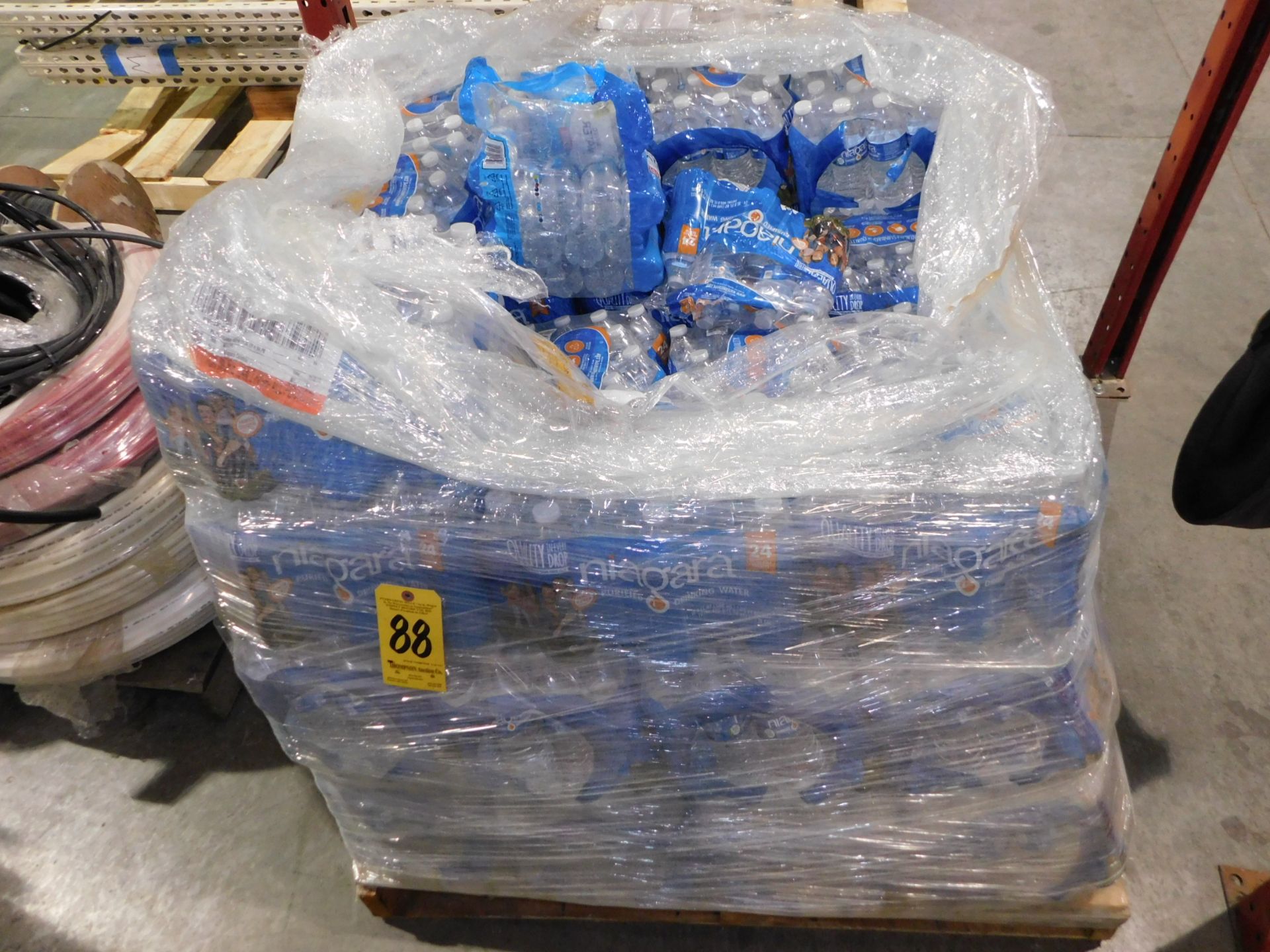 Skid Lot of Bottled Water, Approximately (32) 24-Bottle Cases