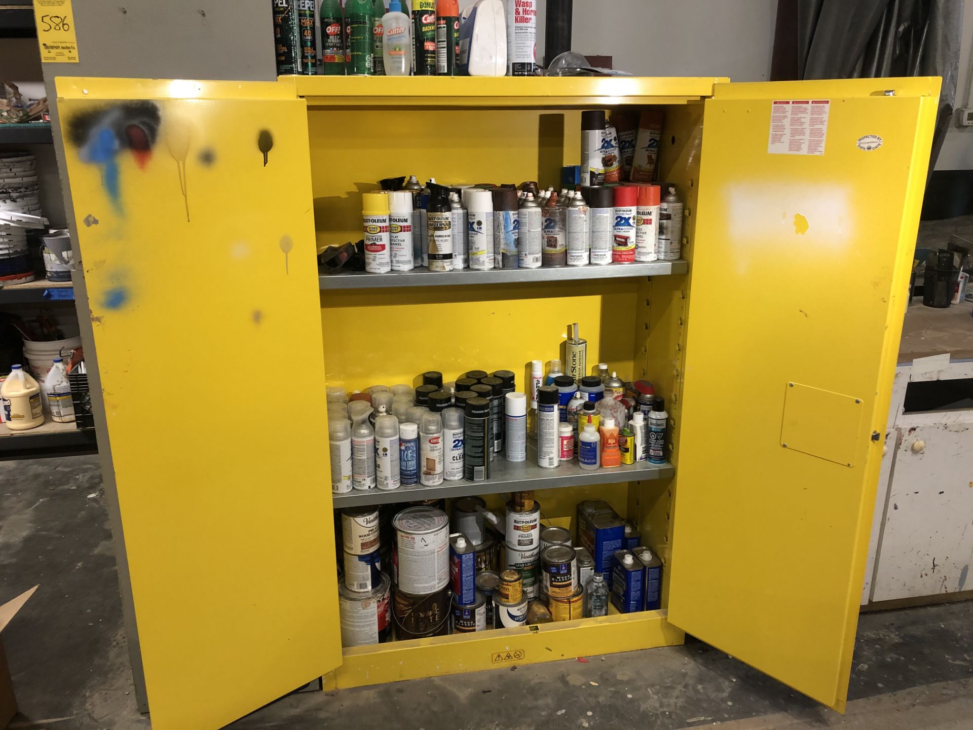 Flammable Cabinet & Contents