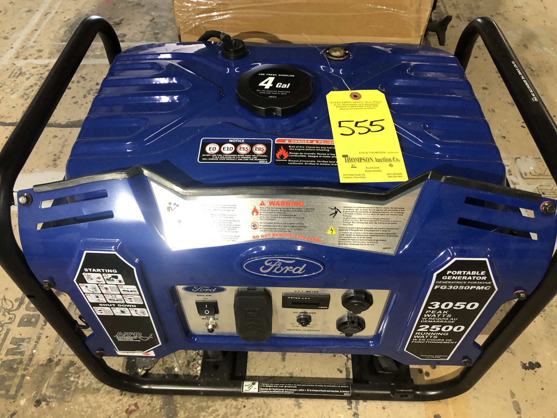 NEW Ford 3050 Watt Generator, Model FG3050PM