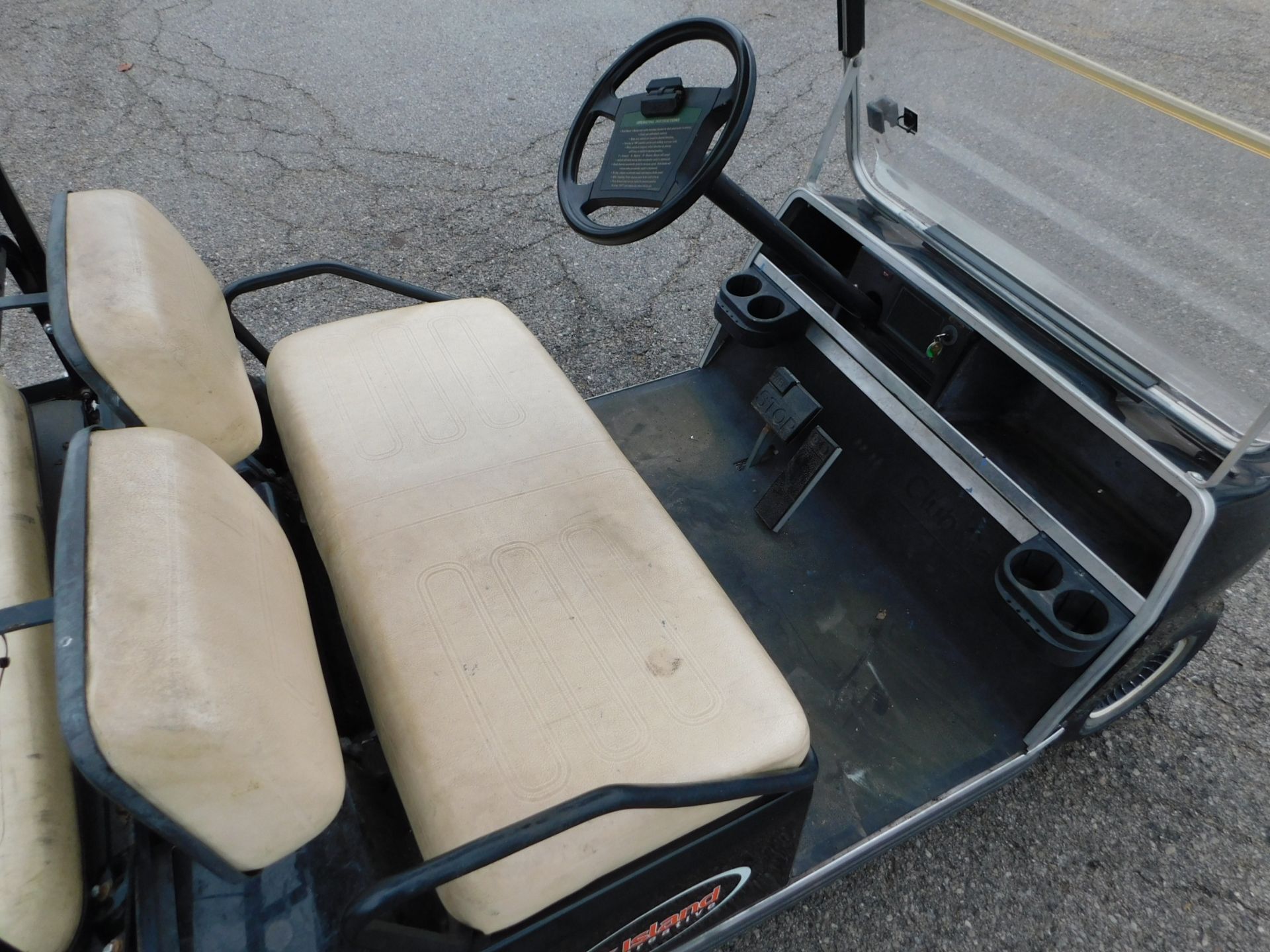 Club Car Gas-Powered Golf Cart, SN AG9924-769798, Canopy, Windshield, Fold-Out Back Bed - Image 5 of 16