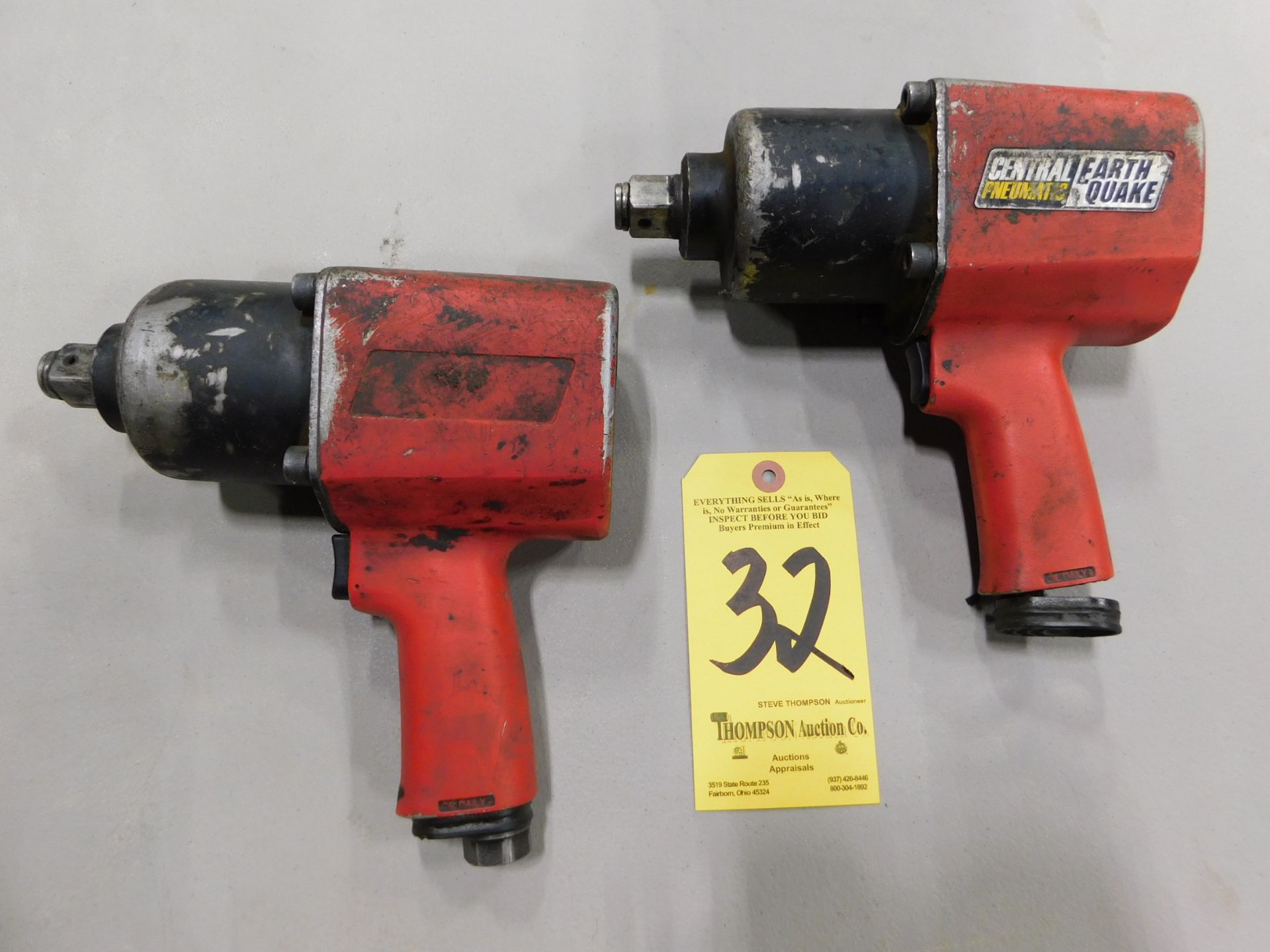 (2) Pneumatic Impacts, 3/4" Drive