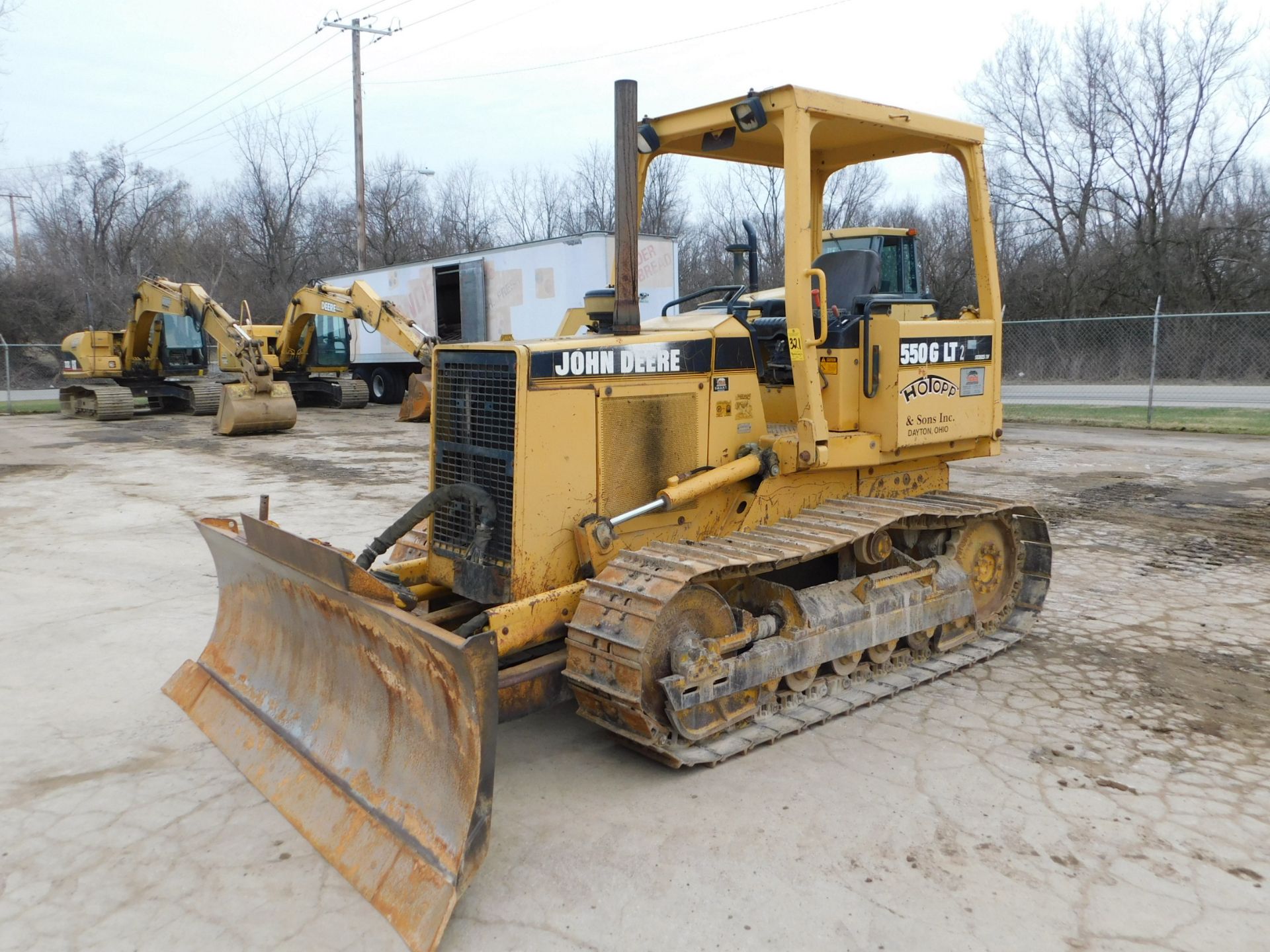 1999 John Deere Model 550 GLT Crawler Dozer, OROPS, 8'6" Blade, 7,708 hours, SN T0550GH846462