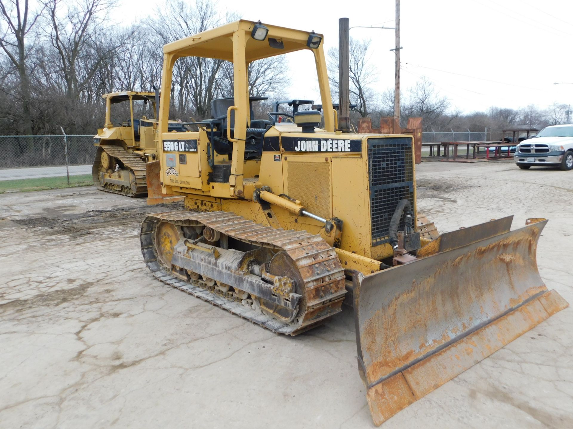 1999 John Deere Model 550 GLT Crawler Dozer, OROPS, 8'6" Blade, 7,708 hours, SN T0550GH846462 - Image 3 of 23