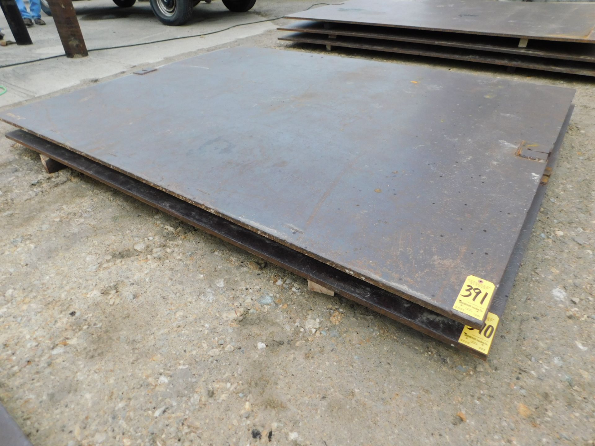 Steel Plate, 9'4" x 7' x 1"
