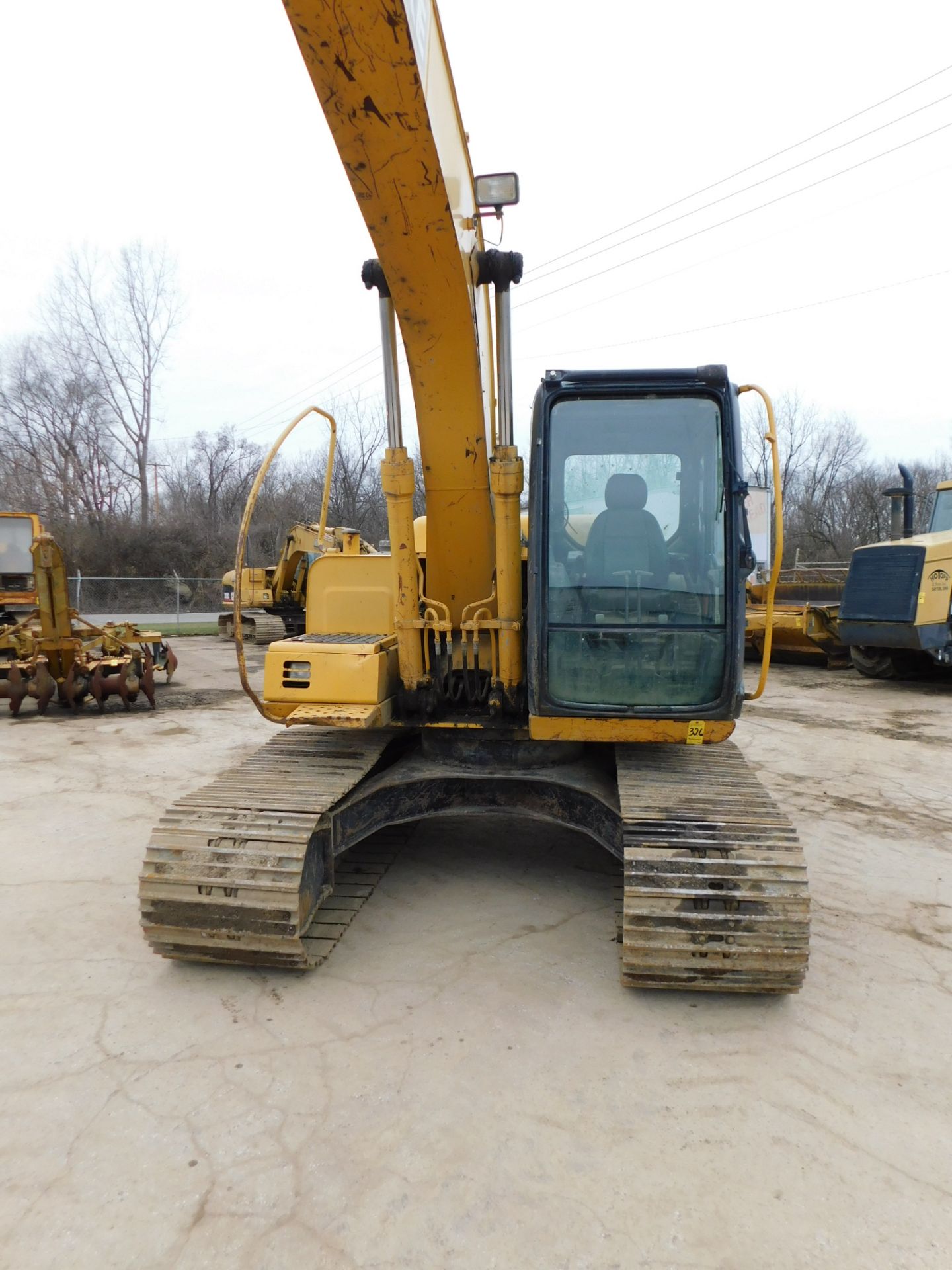 2007 John Deere Model 120C Excavator, Enclosed Cab, 48" Bucket, 28" Tracks, 5,144 hours, SN - Image 12 of 26