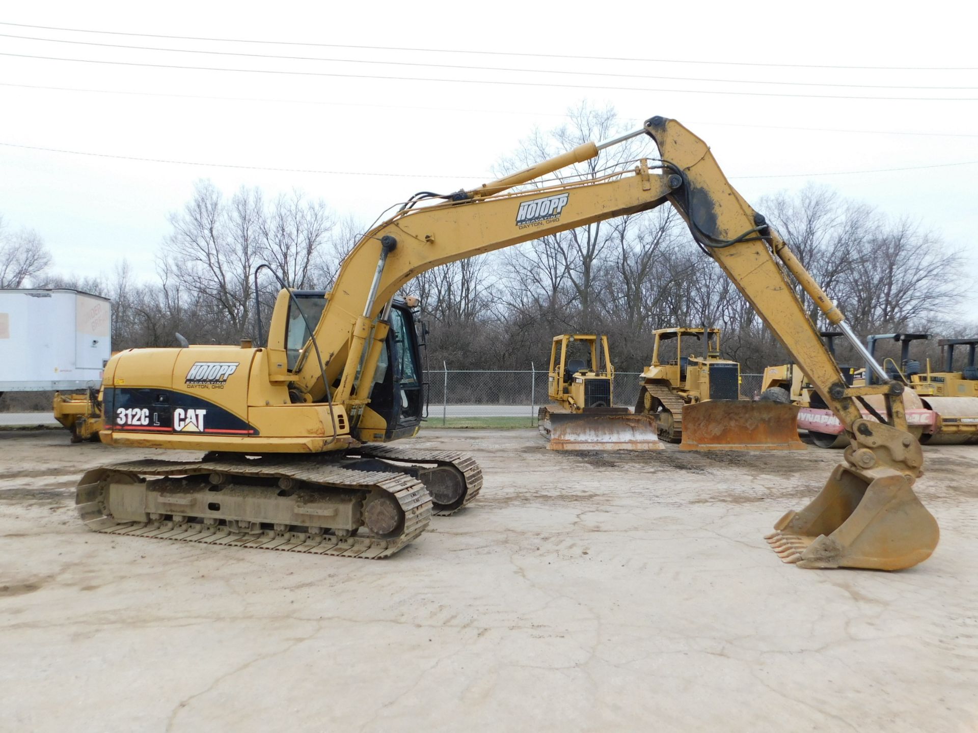2005 Caterpillar 312 CL Excavator, Enclosed Cab, 48" Bucket, 28" Tracks, 6,943 hours, SN - Image 6 of 28