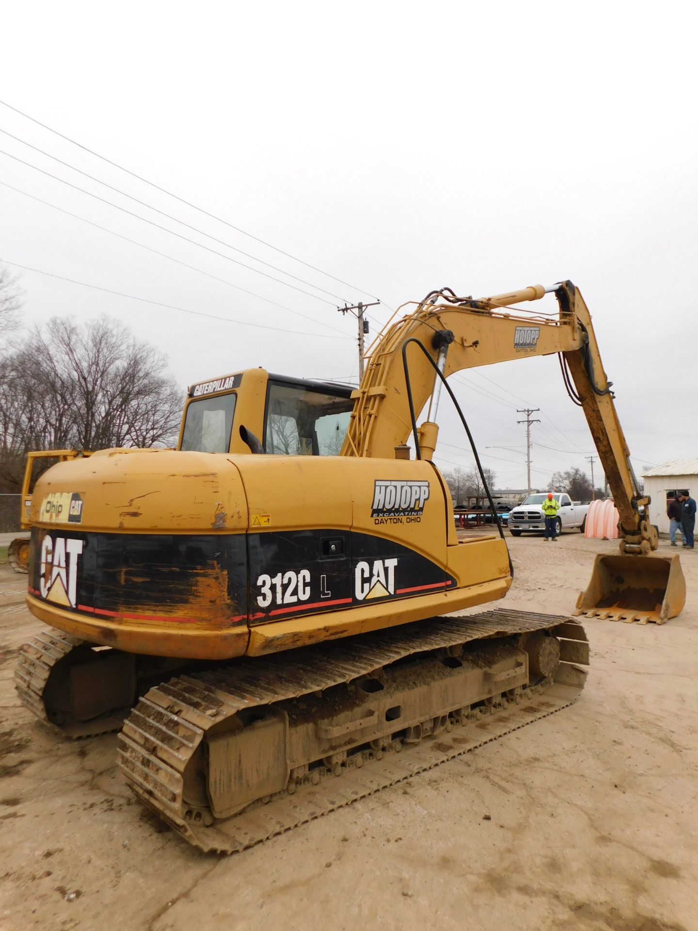 2005 Caterpillar 312 CL Excavator, Enclosed Cab, 48" Bucket, 28" Tracks, 6,943 hours, SN - Image 7 of 28