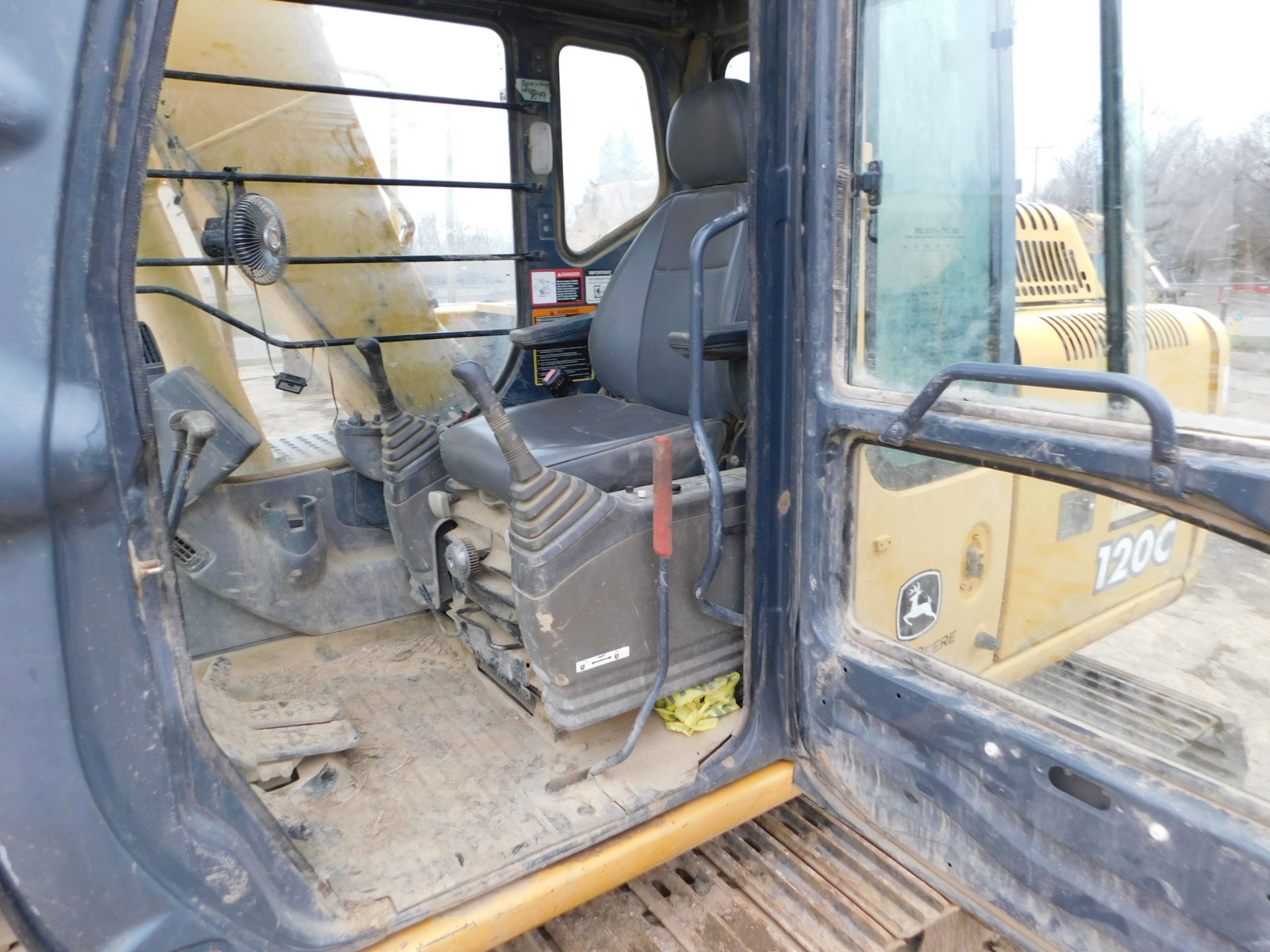 2007 John Deere Model 120C Excavator, Enclosed Cab, 48" Bucket, 28" Tracks, 5,144 hours, SN - Image 20 of 26