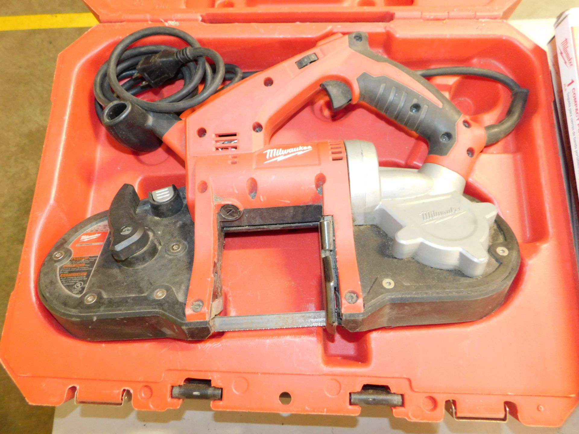 Milwaukee 6242-6 Compact Portable Bandsaw with Case, Lot Location 3204 Olympia Dr. A, Lafayette,