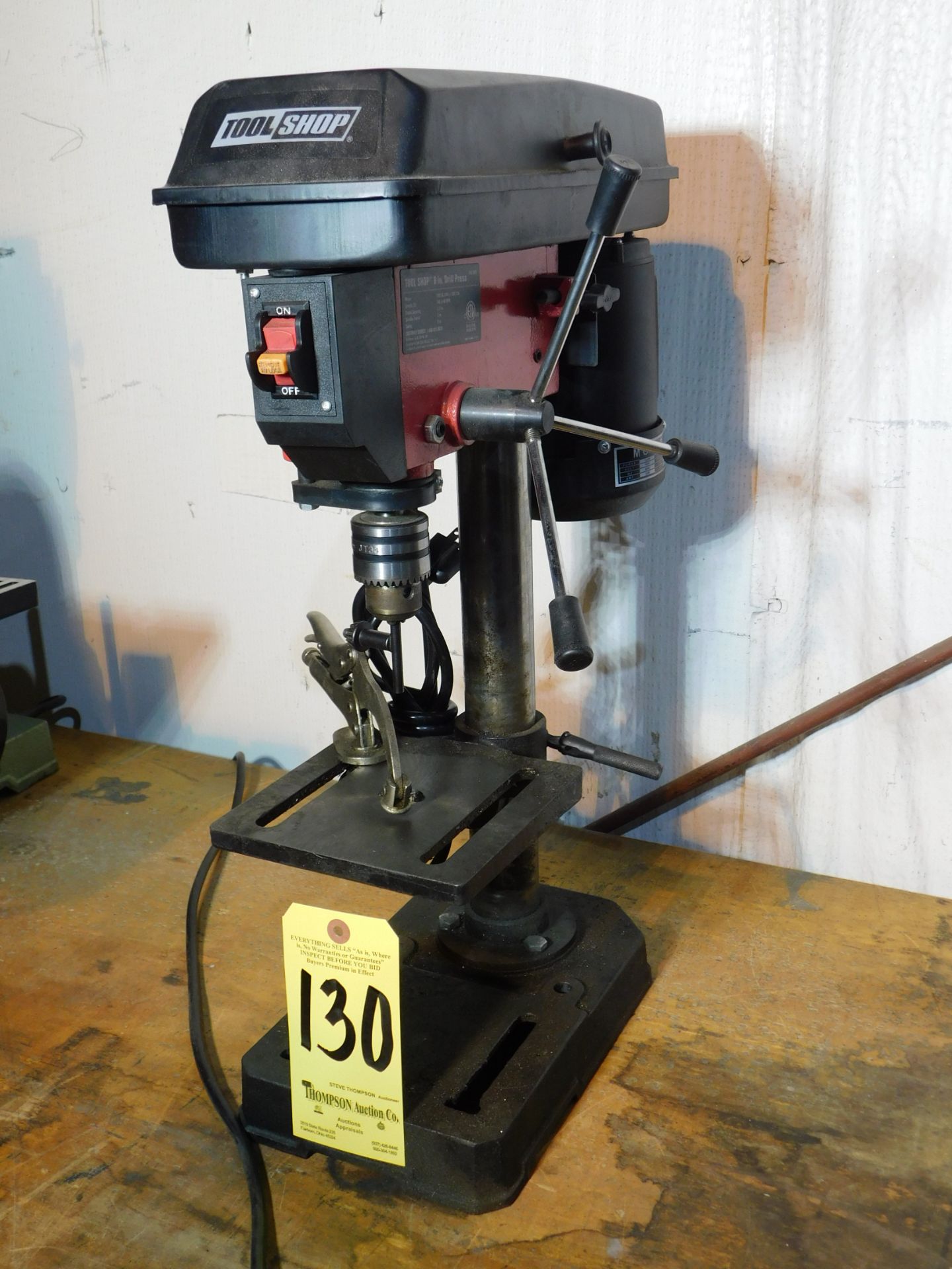 Tool Shop 10" Bench Model Drill Press, 115V, 1 phase, Lot Location 3204 Olympia Dr. A, Lafayette, IN