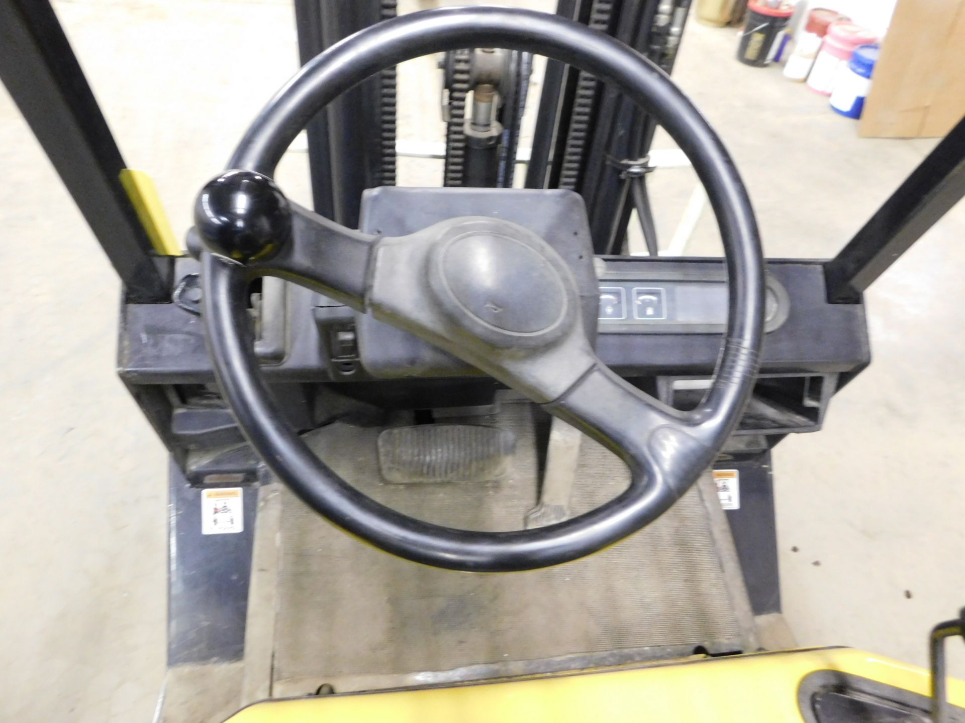 Yale Model GTP050JFNUAE086 Forklift, SN E177B18357U, 4,700 lb. Cap. LP, Solid Pneumatic Tires, 3- - Image 11 of 19