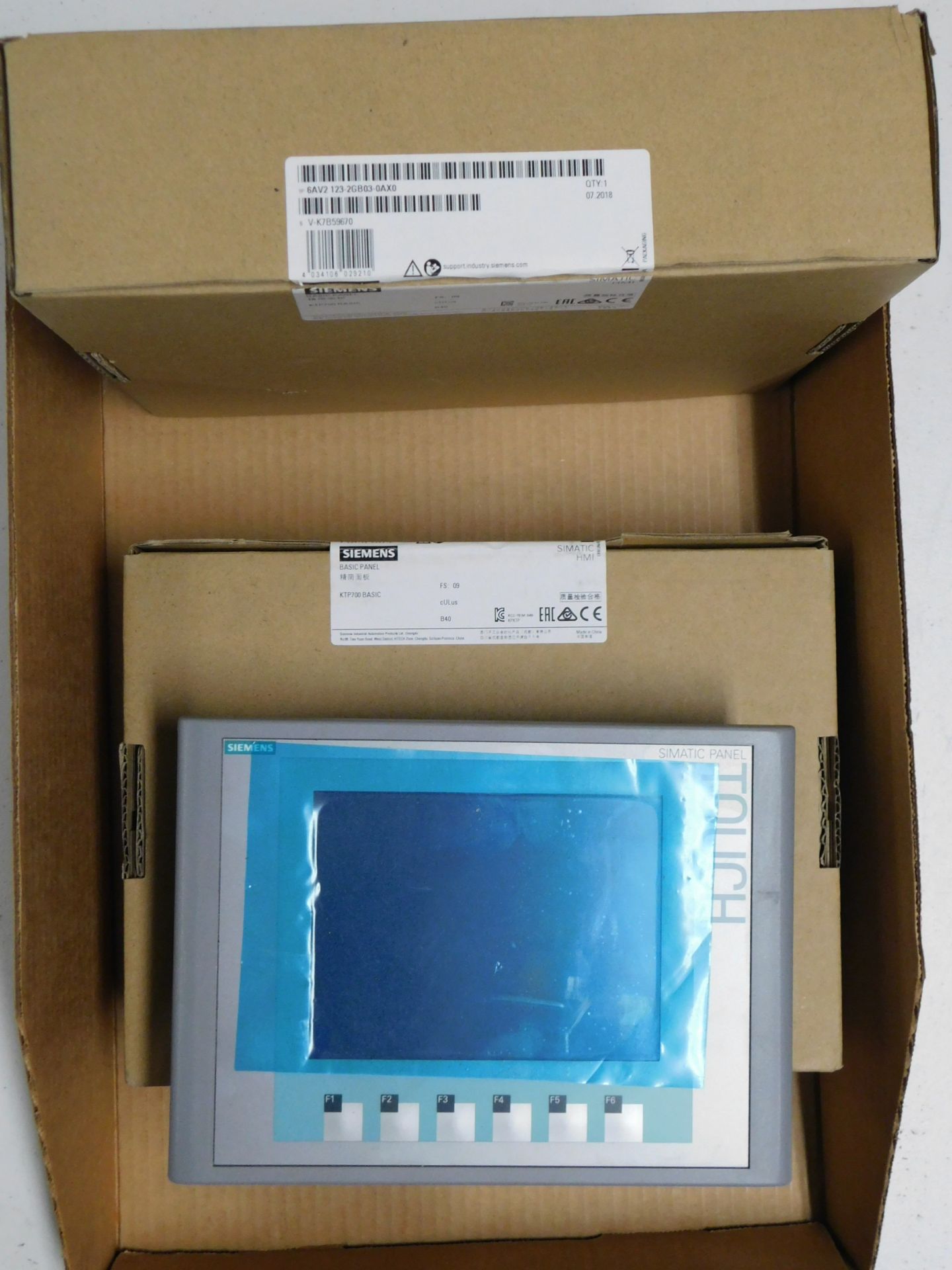 Siemens 6AV2123-2GB03-0AX0 Touch Screen Panels, Lot Location 3204 Olympia Dr. A, Lafayette, IN