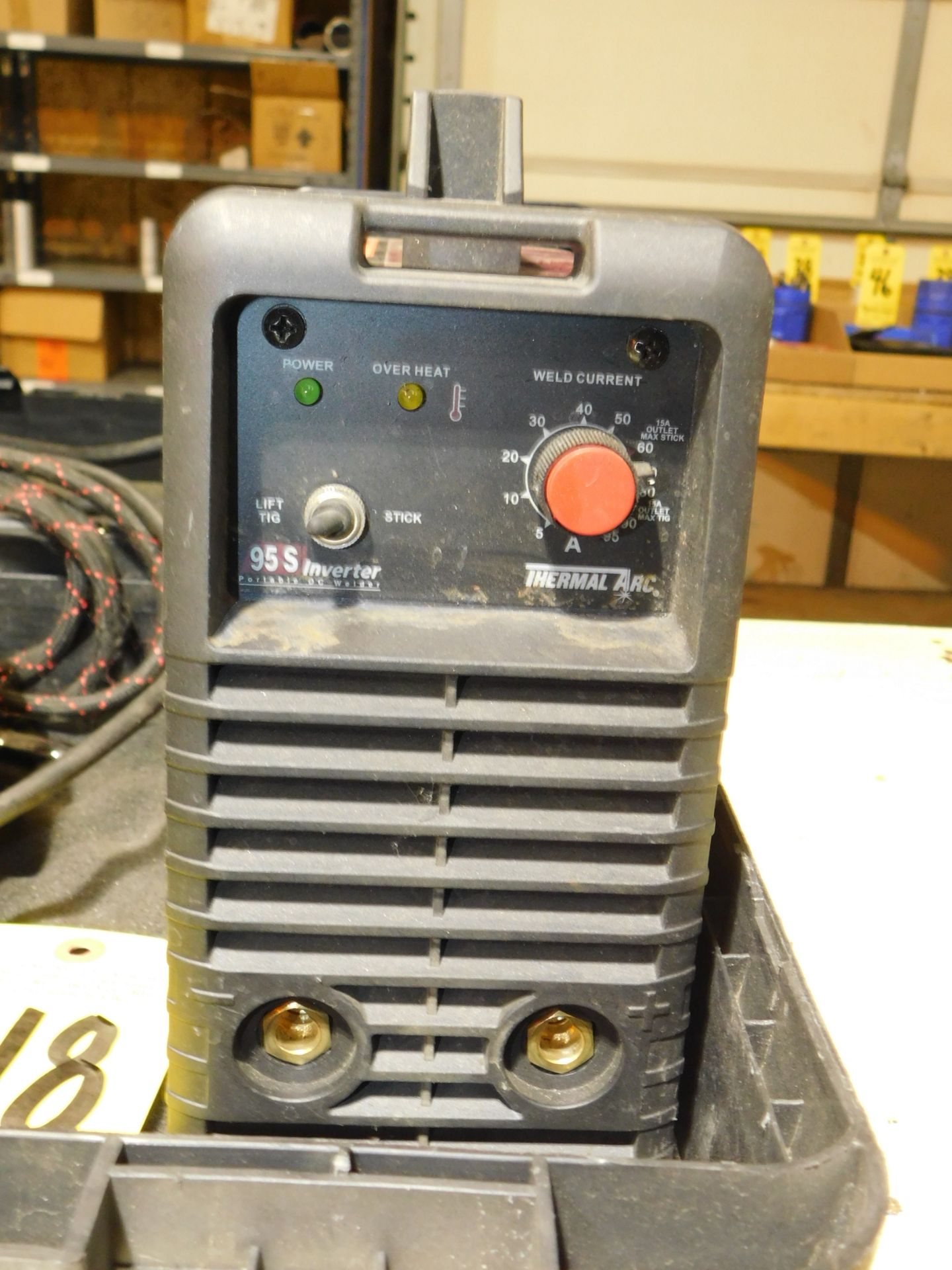 Thermal Arc 95S Tig Welder, SN D12010086AW1003200, with Tig Gun, Ground Cable, Regulator and Case, - Image 2 of 6