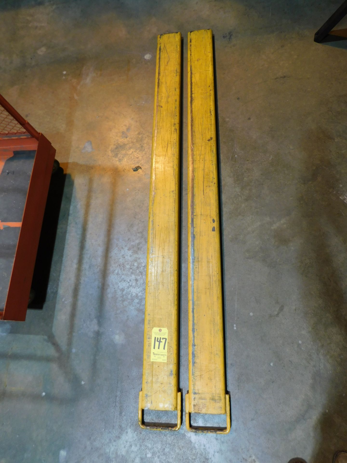 Fork Extensions, 7' Long, for up to 5 1/4" Wide Forks, Lot Location 3204 Olympia Dr. A, Lafayette,