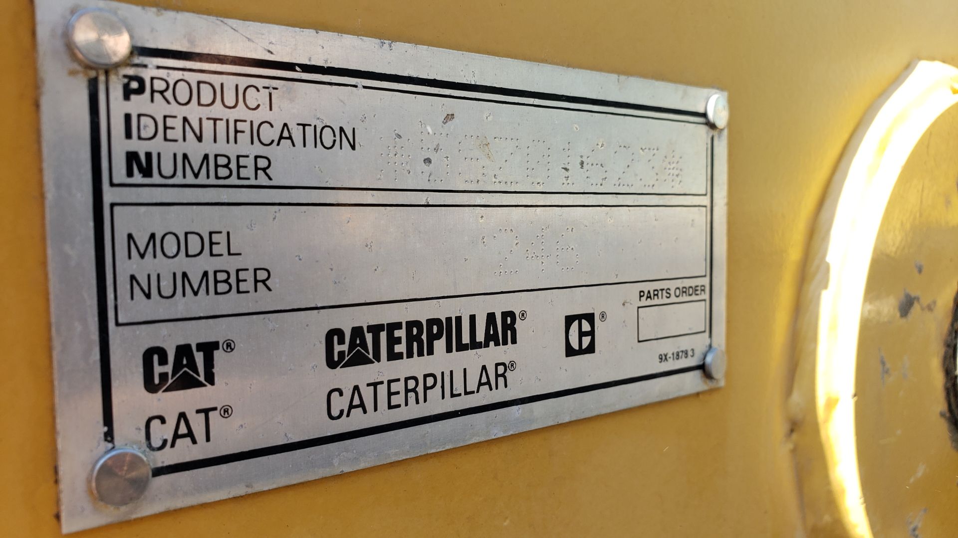 2000 Caterpillar 246 Skid Steer w/ Stabilizers, Fork Attachment, Unknown Hours, Needs Repair, s/n - Image 4 of 4